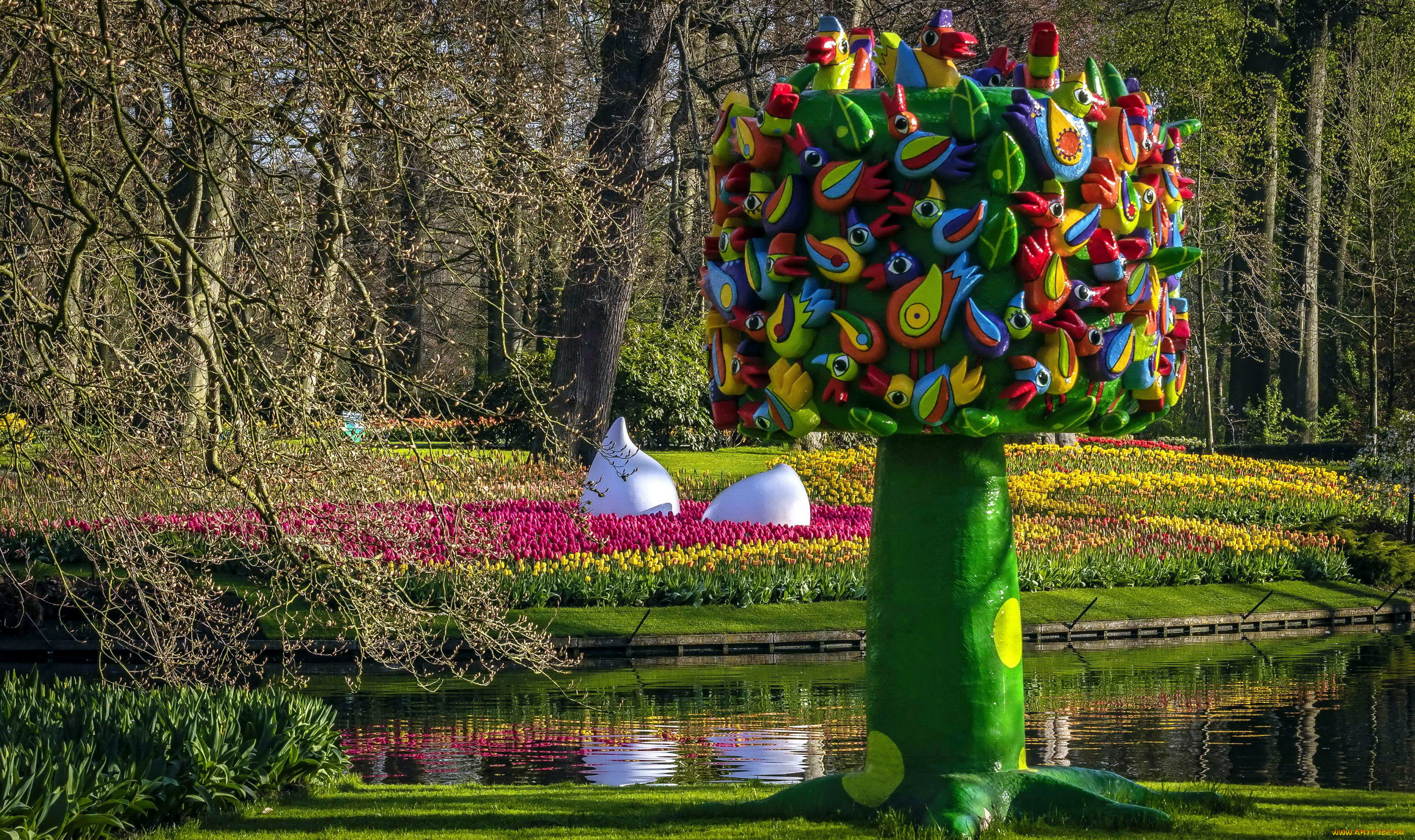 keukenhof, garden, природа, парк, keukenhof, garden