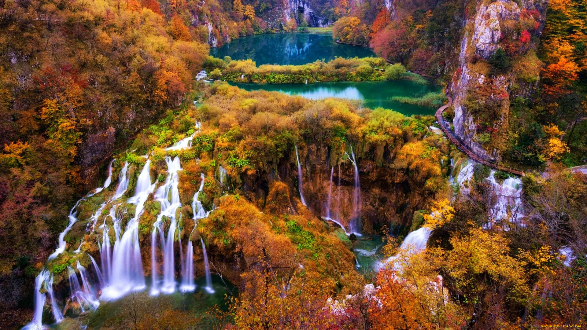 plitvice, national, park, croatia, природа, водопады, plitvice, national, park