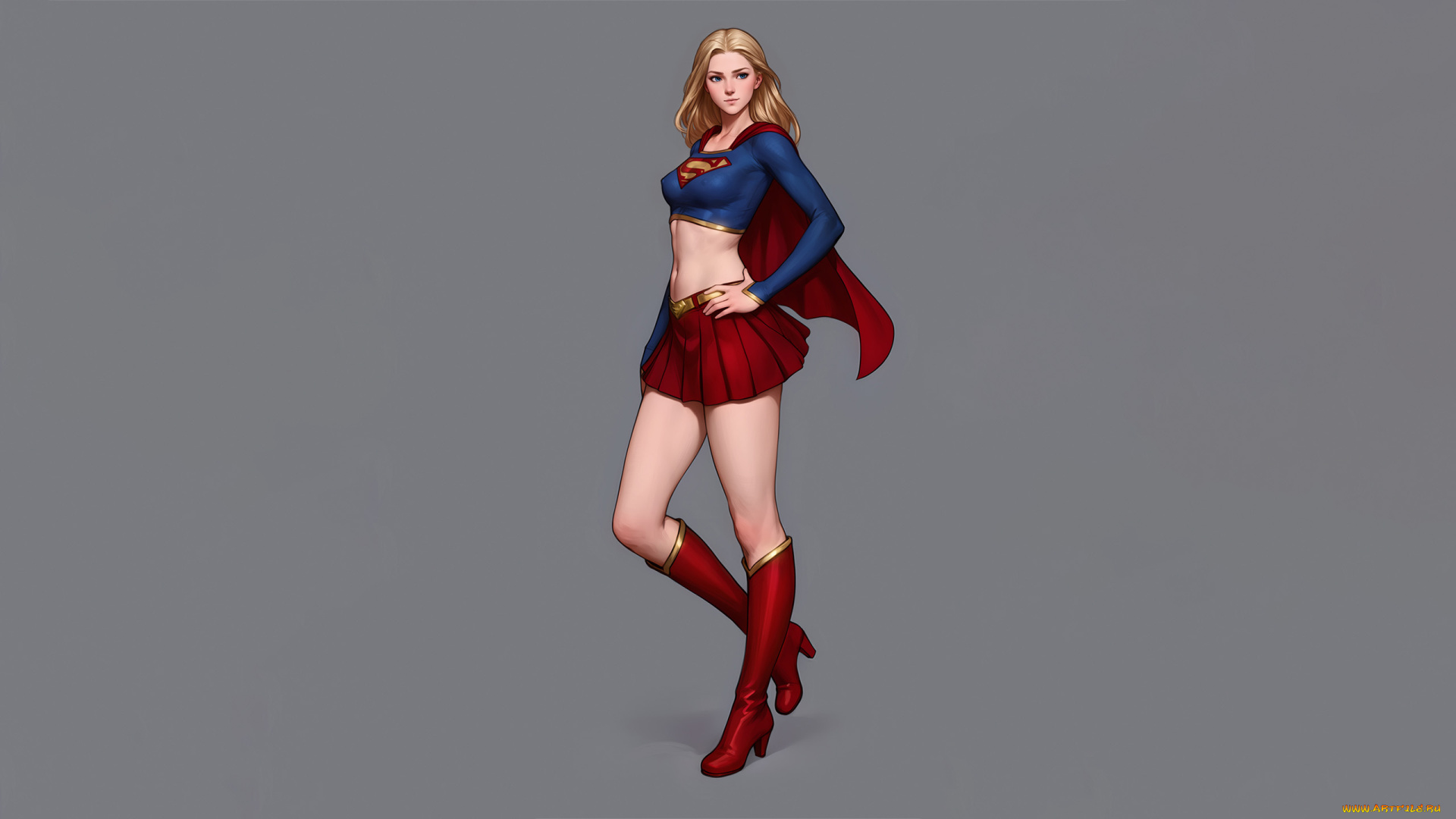 рисованное, комиксы, supergirl