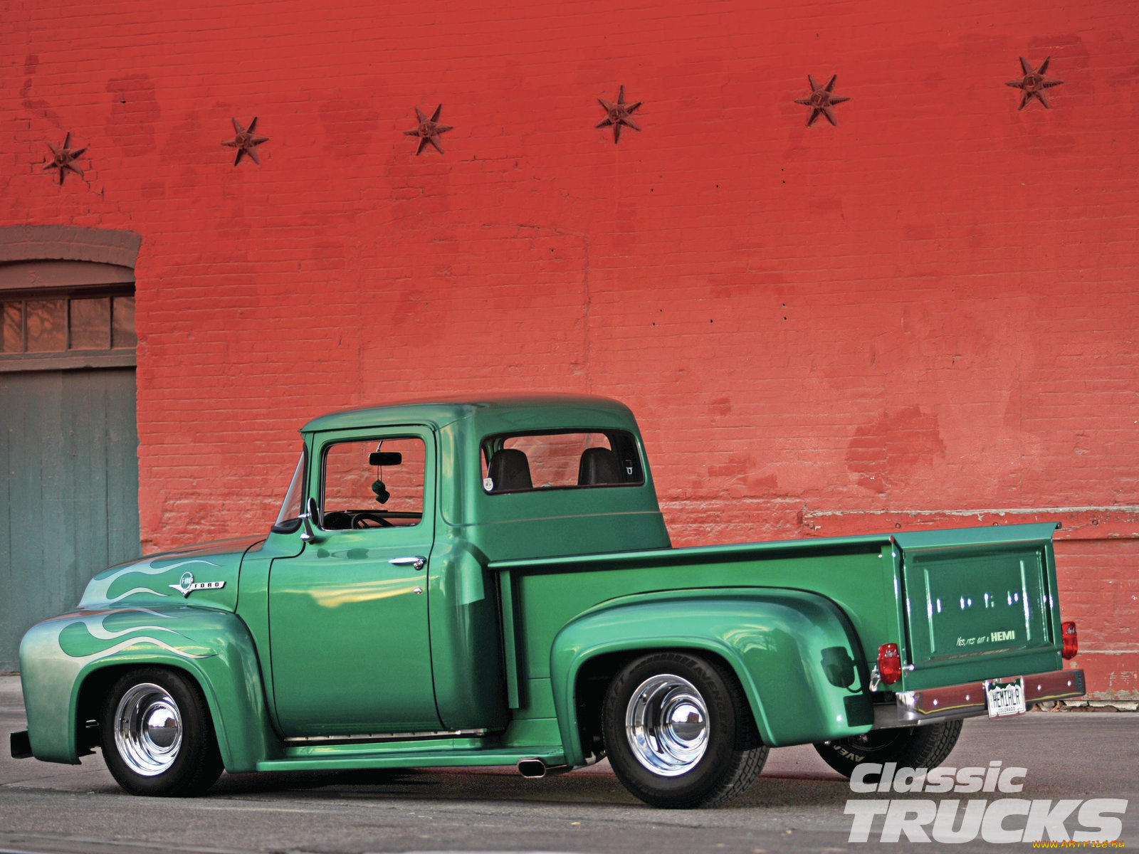 1956, ford, f100, truck, автомобили, custom, pick, up