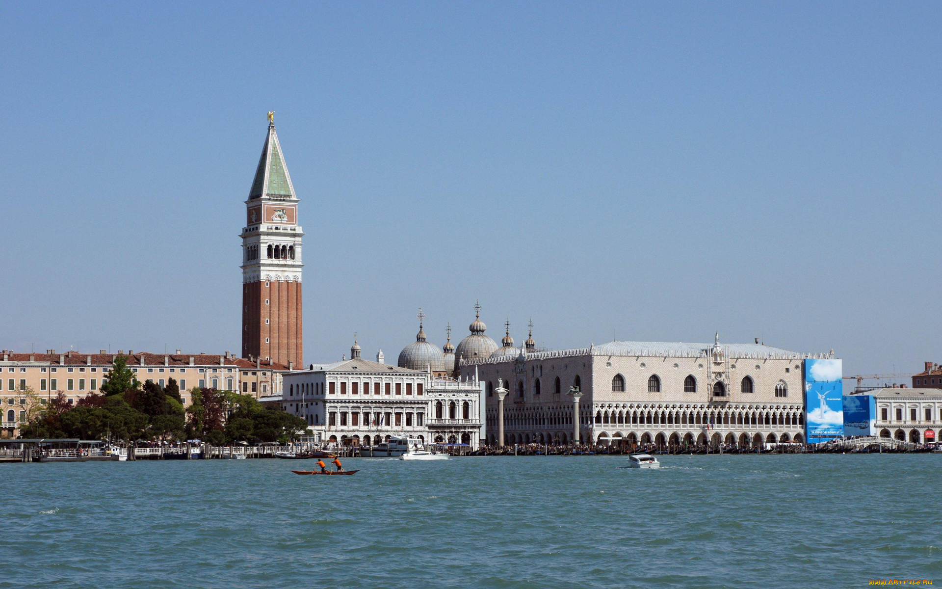 города, венеция, италия, здания, катер, лодка, море