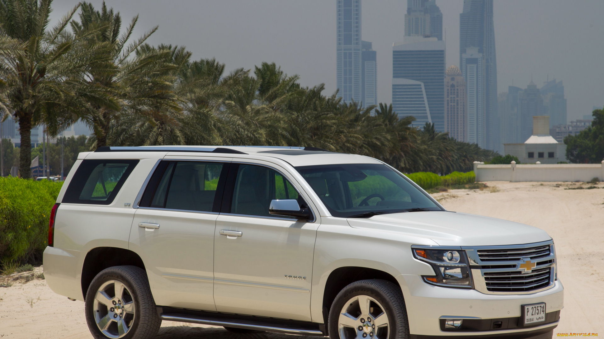 автомобили, chevrolet, светлый, 2014г, tahoe