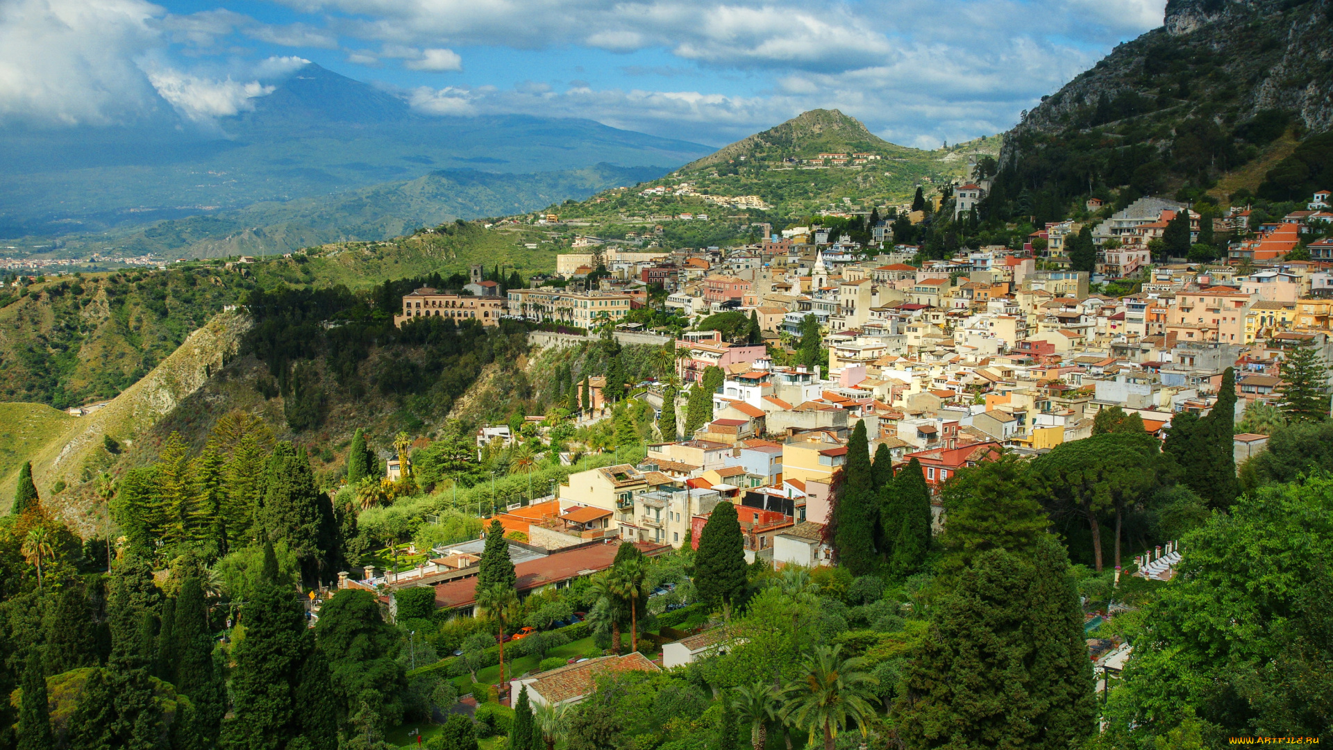 мессина, сицилия, города, -, панорамы, sicily, messina, пейзаж, италия, дома