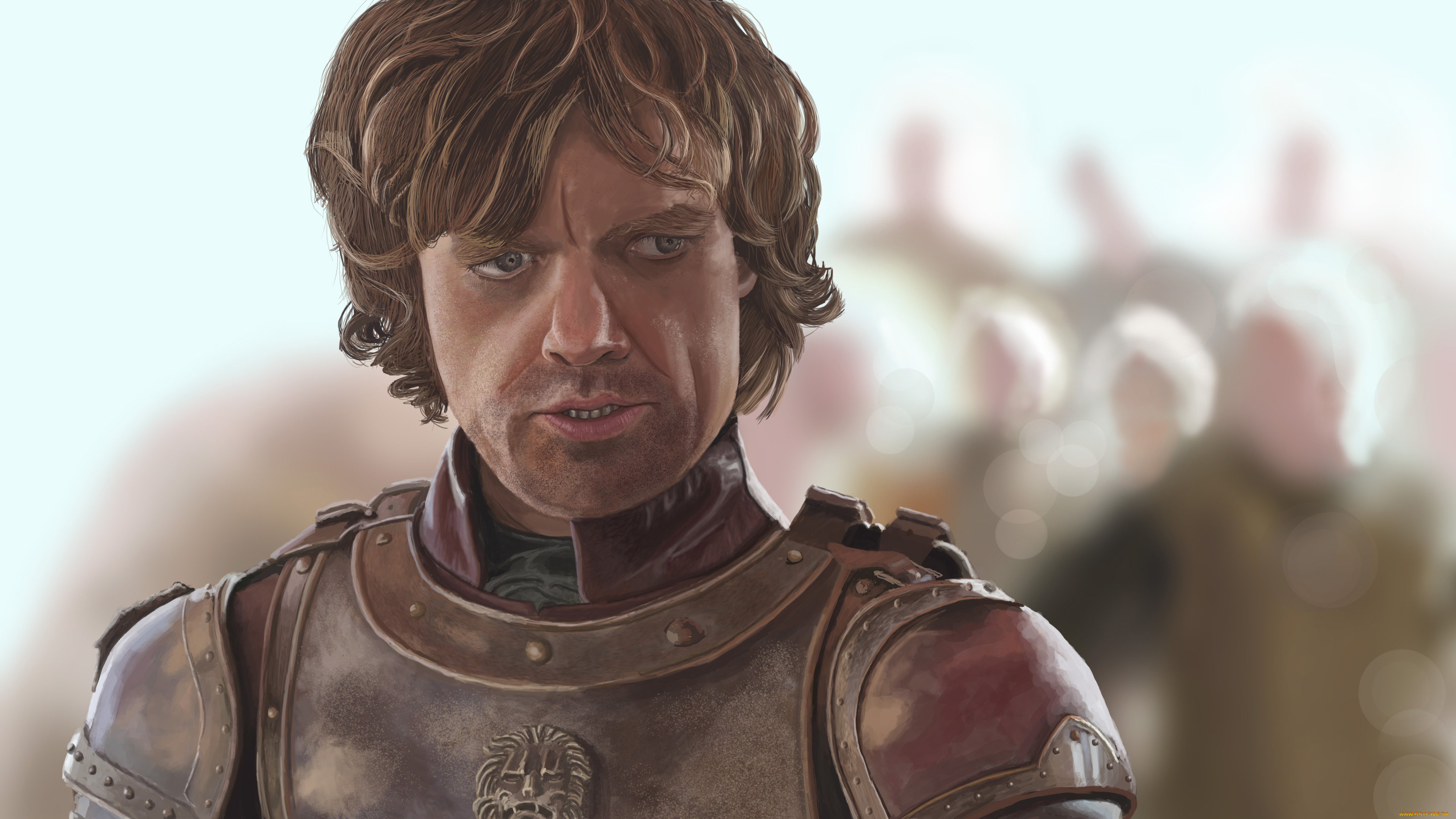 рисованные, кино, tyrion, lannister, peter, dinklage, портрет