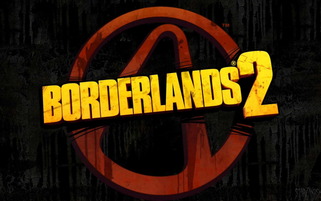 Обои картинки фото borderlands, видео игры, borderlands 2, фон, логотип