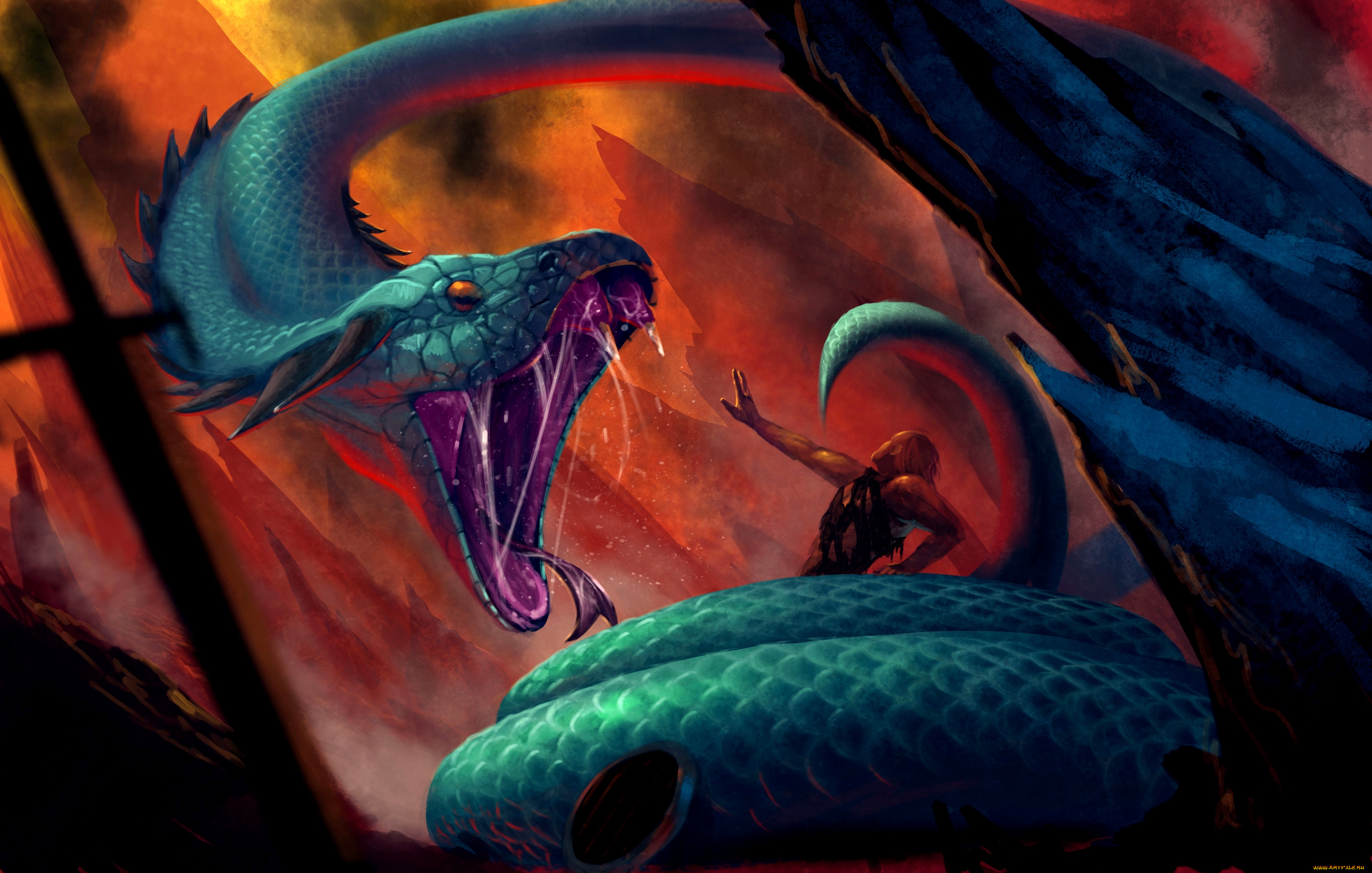 Змей-дракон без смс