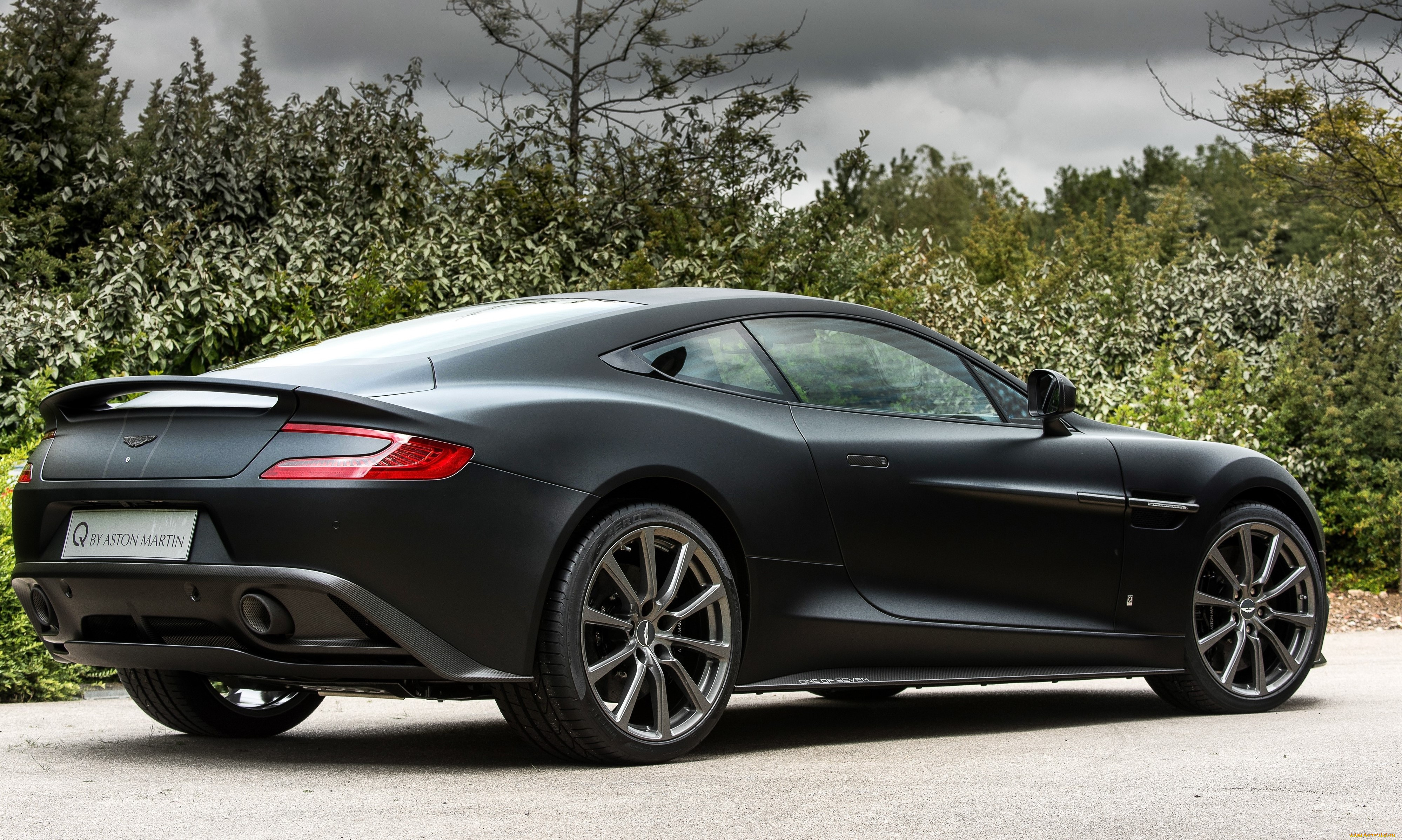 автомобили, aston, martin, темный, one, of, seven, 2015г, aston, martin, q, vanquish