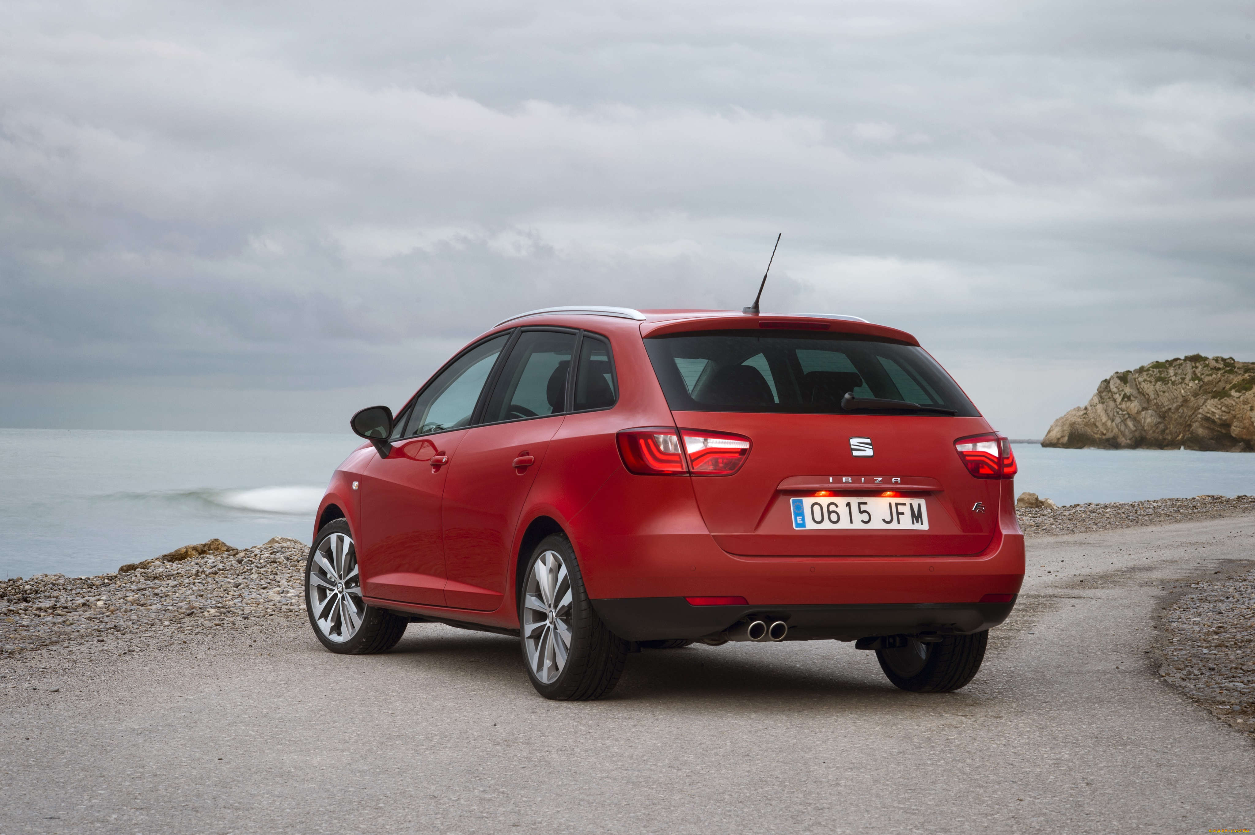 автомобили, seat, ibiza, st, fr, 2015г, красный