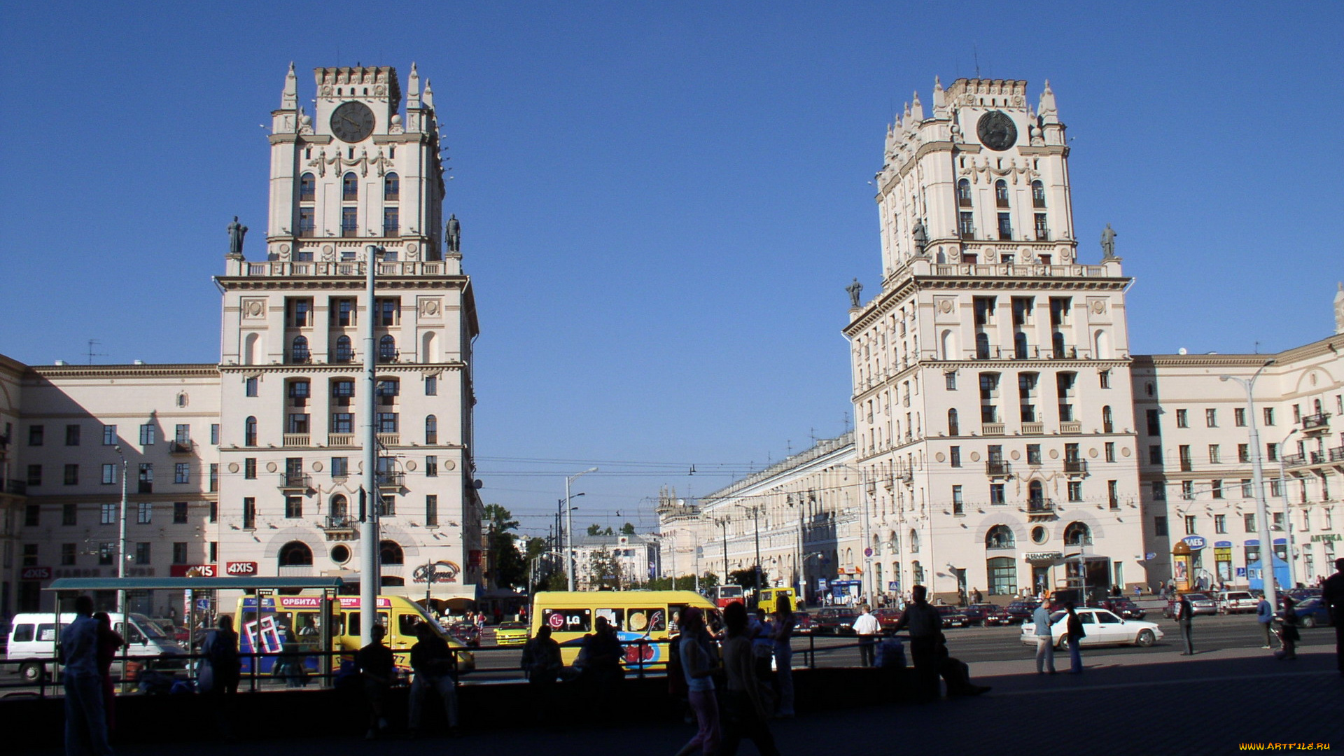 города, минск, , беларусь, вокзальная, площадь