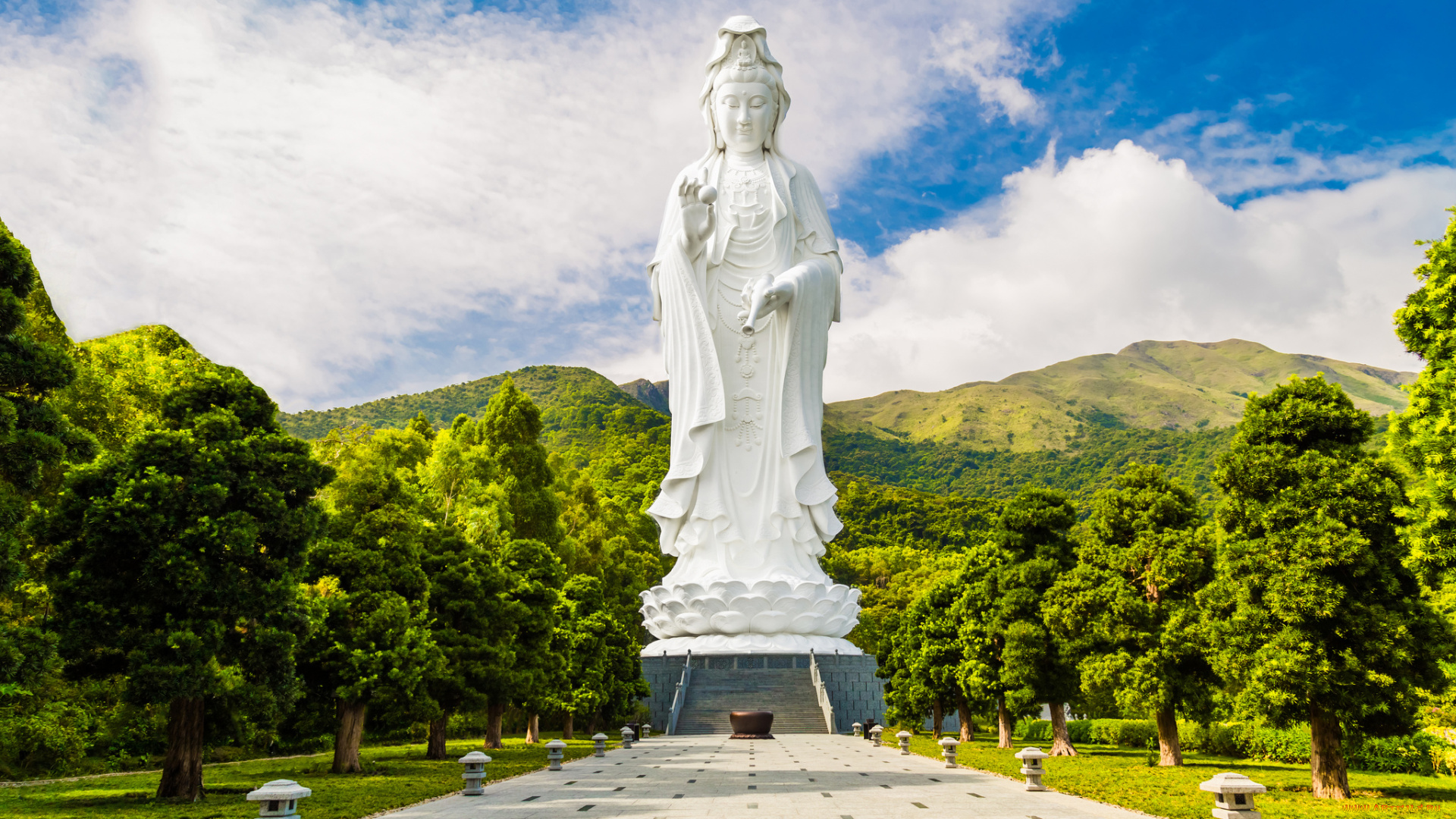 hong, kong, города, гонконг, , китай, статуя