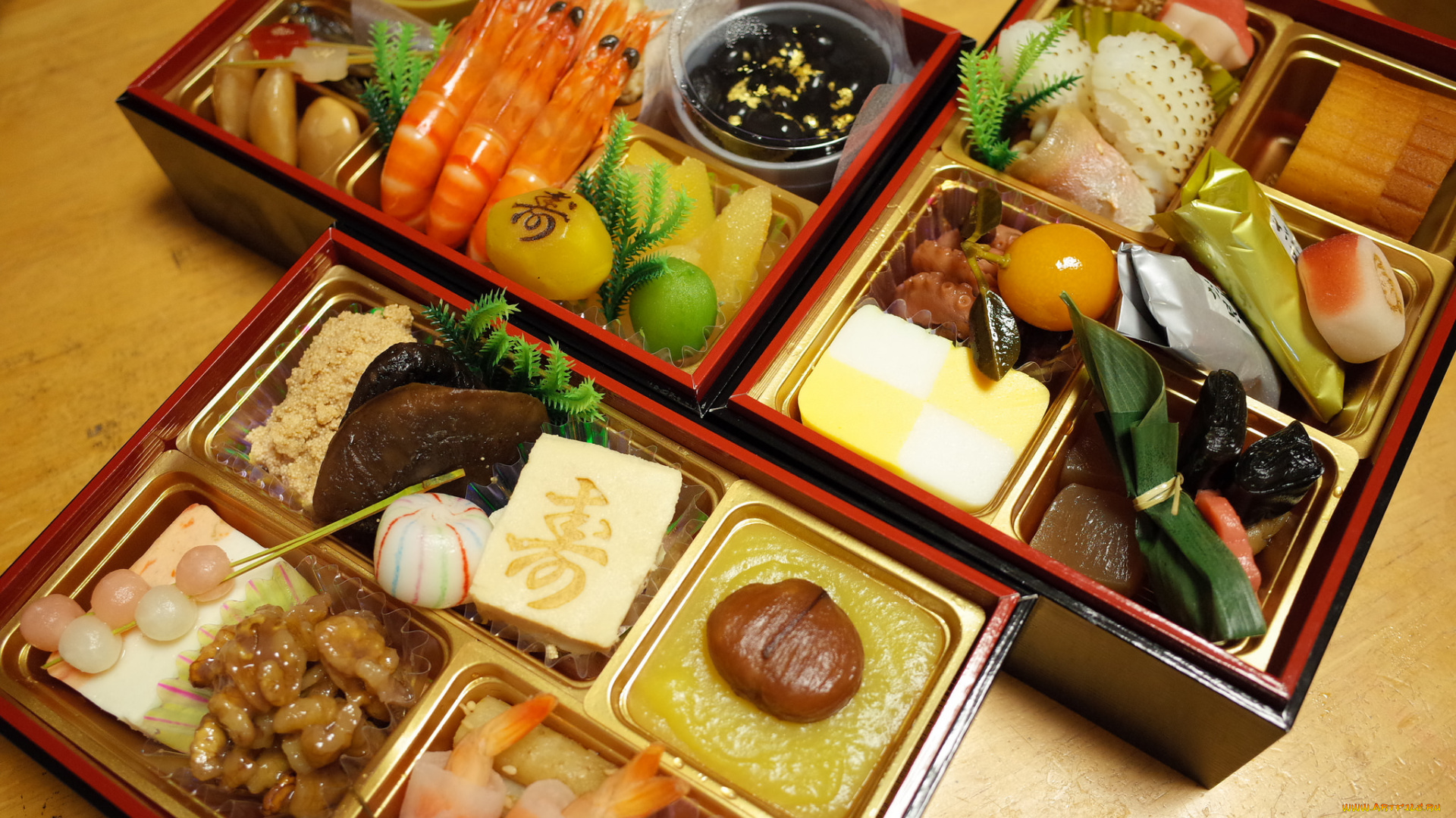 еда, рыбные, блюда, , с, морепродуктами, кухня, японская