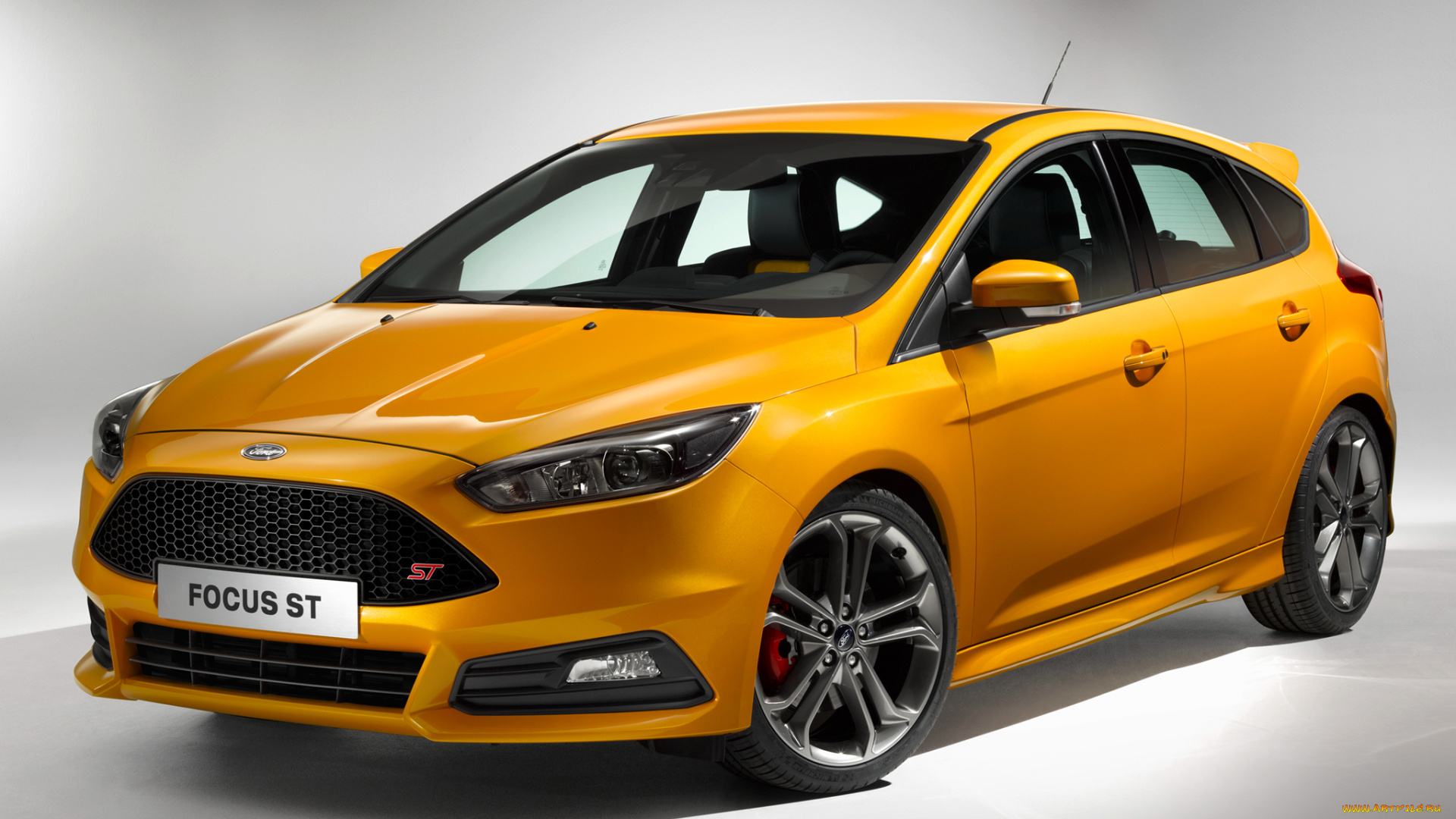 автомобили, ford, focus, st, 2014г, желтый