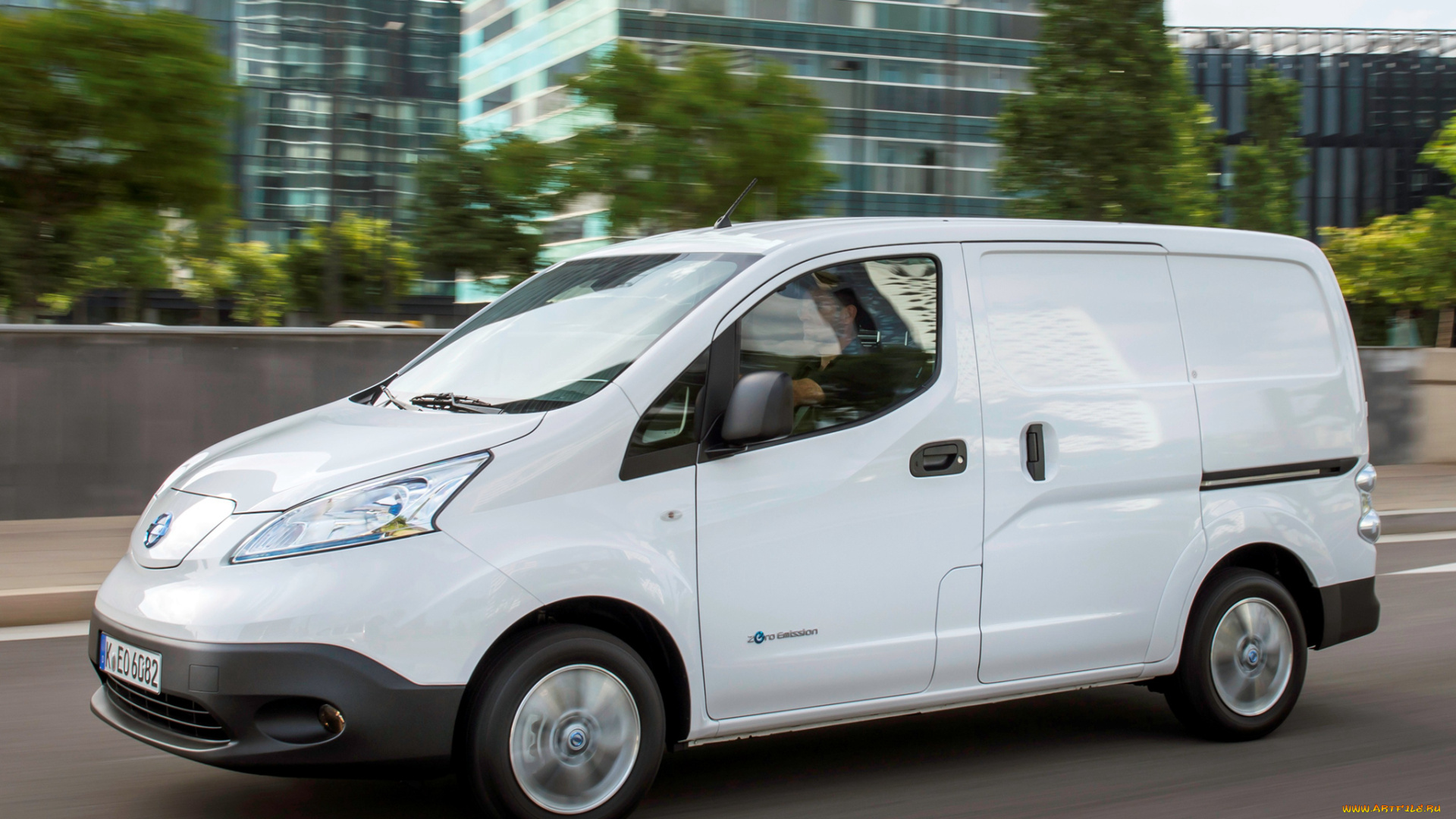 автомобили, nissan, datsun, e-nv200, van, 2014г, светлый