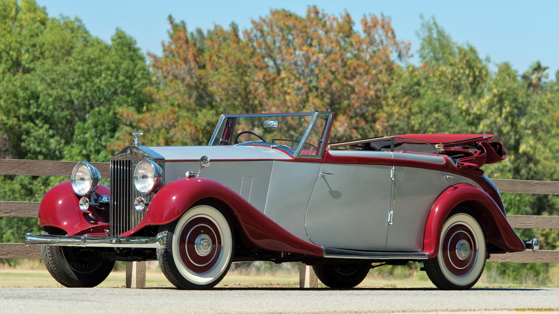 автомобили, rolls-royce, 25-30, hp, wingham, 4-door, cabriolet, martin, walter, 1937г