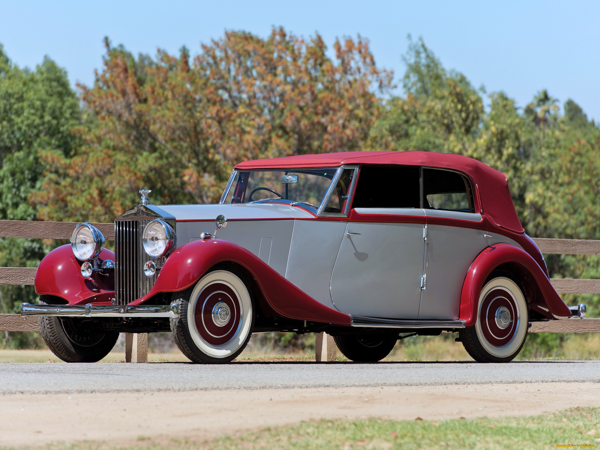 автомобили, rolls-royce, 25-30, hp, wingham, 4-door, cabriolet, martin, walter, 1937г