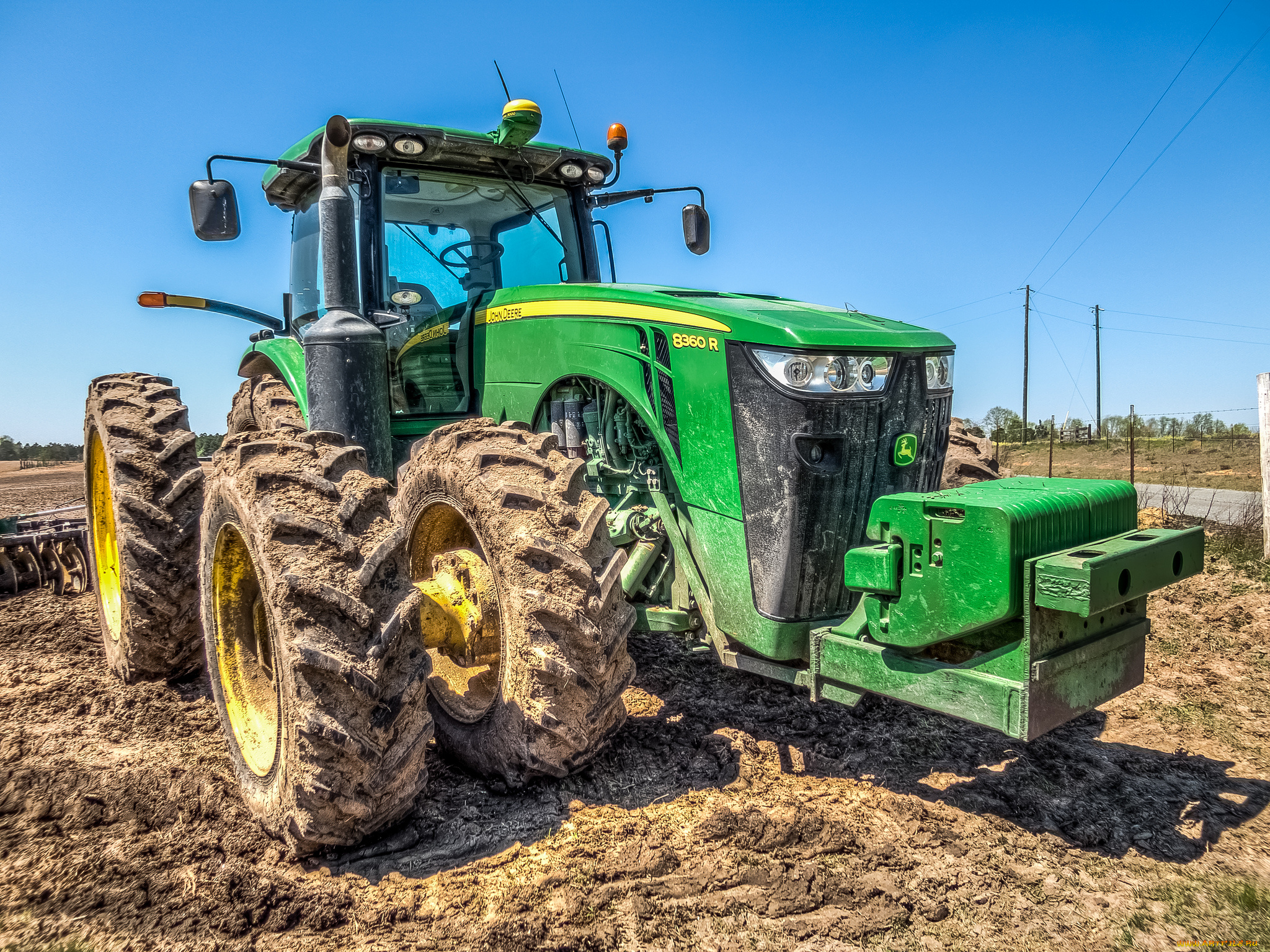 john, deere, 8360r, tractor, техника, тракторы, джон, дир, фирма, сша