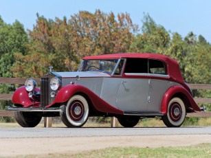 обоя автомобили, rolls-royce, 25-30, hp, wingham, 4-door, cabriolet, martin, walter, 1937г