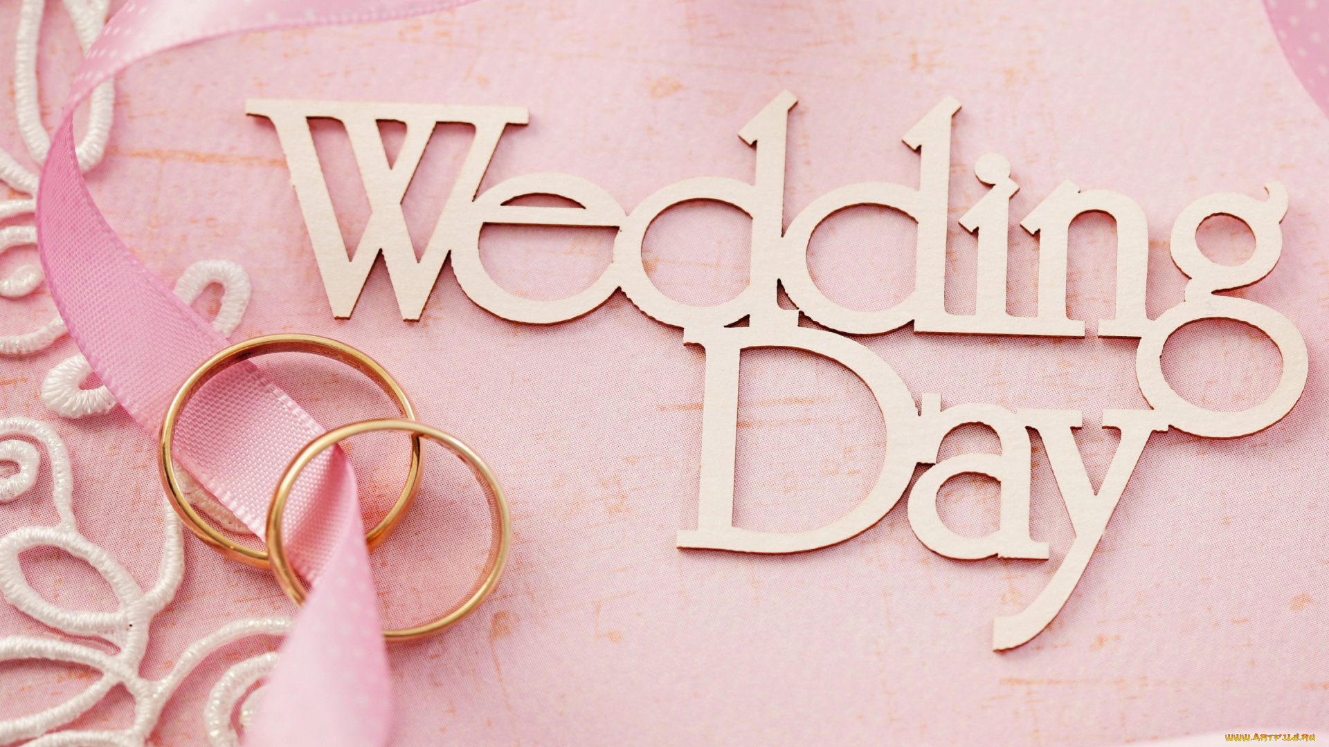 праздничные, другое, цветы, ring, background, flowers, кольца, lace, soft, pink, day, wedding, свадьба