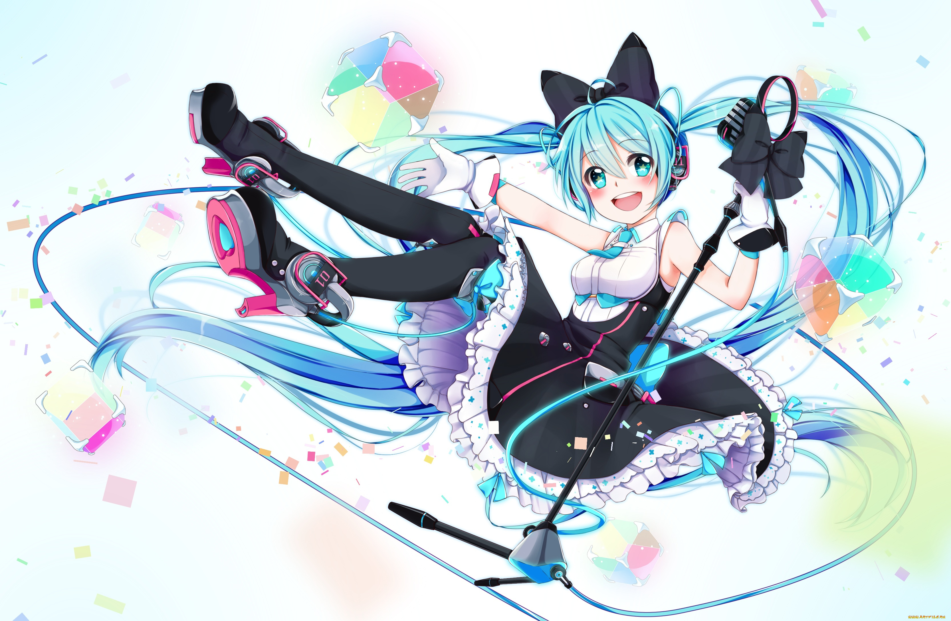 аниме, vocaloid, hatsune, miku