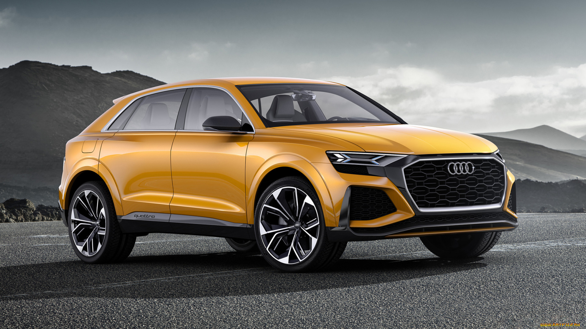 audi, q8, sport, concept, 2018, автомобили, audi, q8, 2018, concept, sport