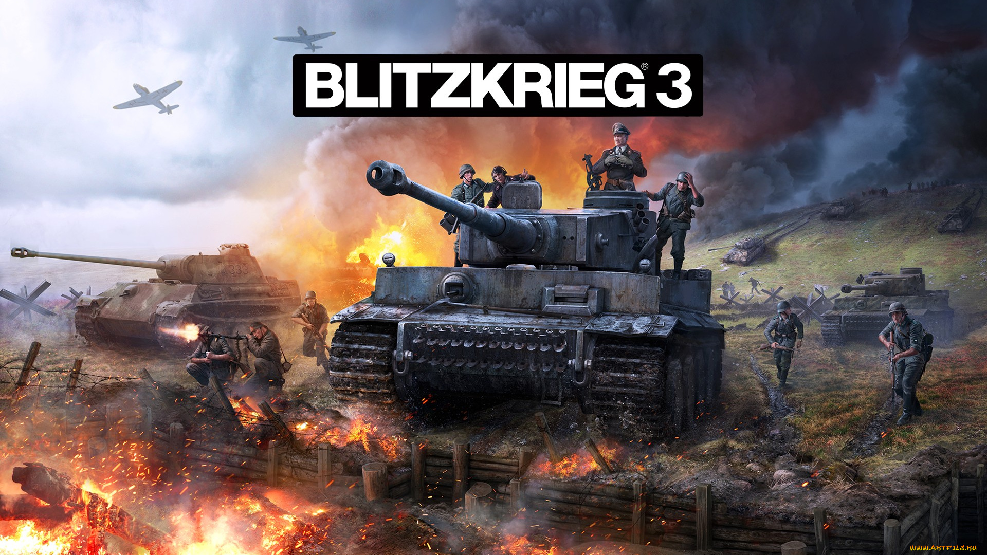видео, игры, blitzkrieg, 3, онлайн, стратегия, blitzkrieg, 3