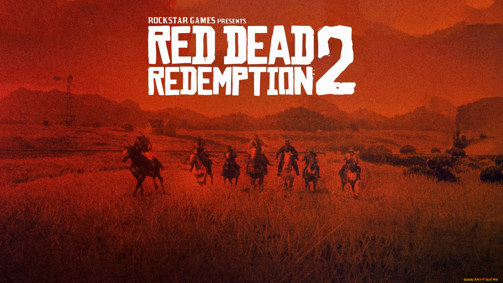 видео, игры, red, dead, redemption, 2, red, dead, redemption, 2, action, шутер