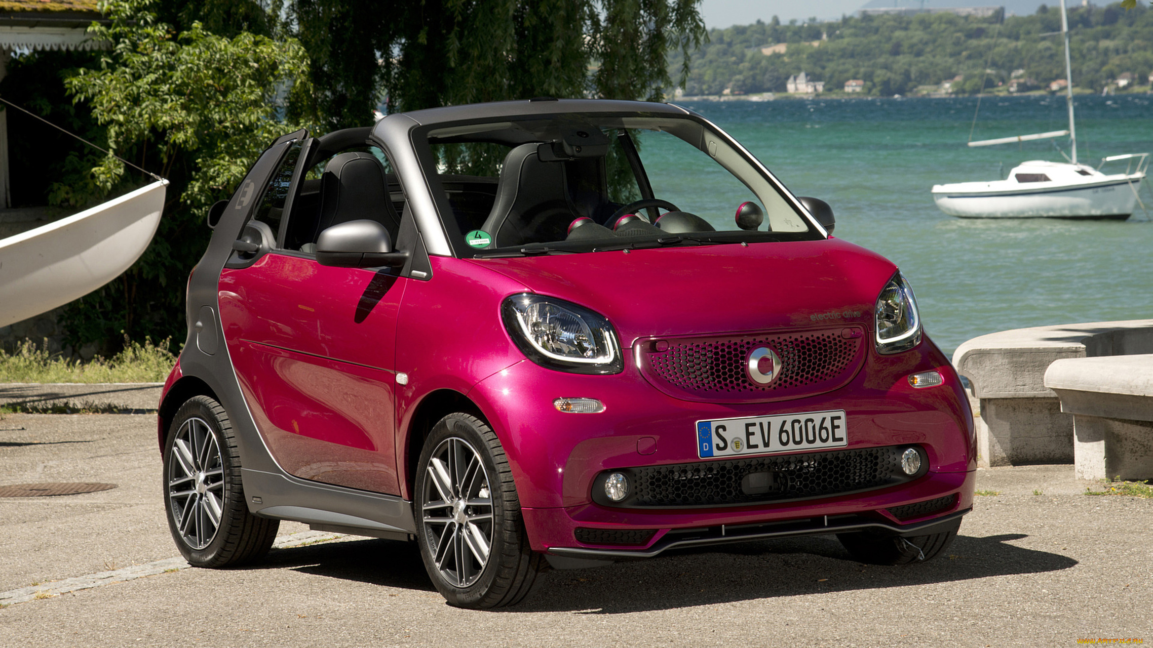 smart, fortwo, cabrio, electric, drive, 2018, автомобили, smart, 2018, drive, electric, cabrio, two, for