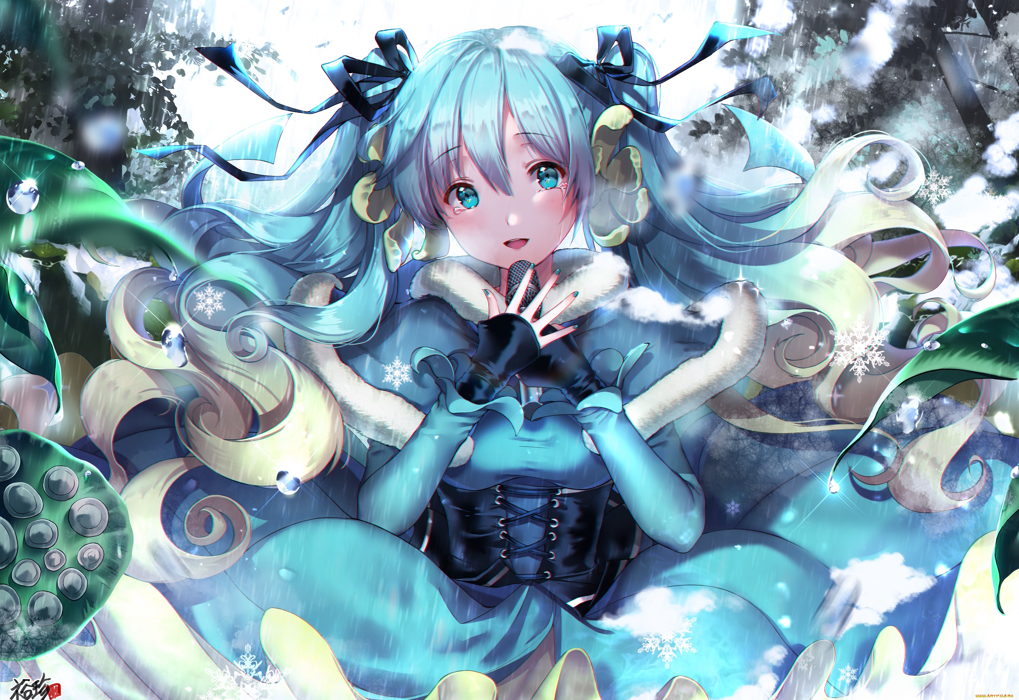 аниме, vocaloid, hatsune, miku