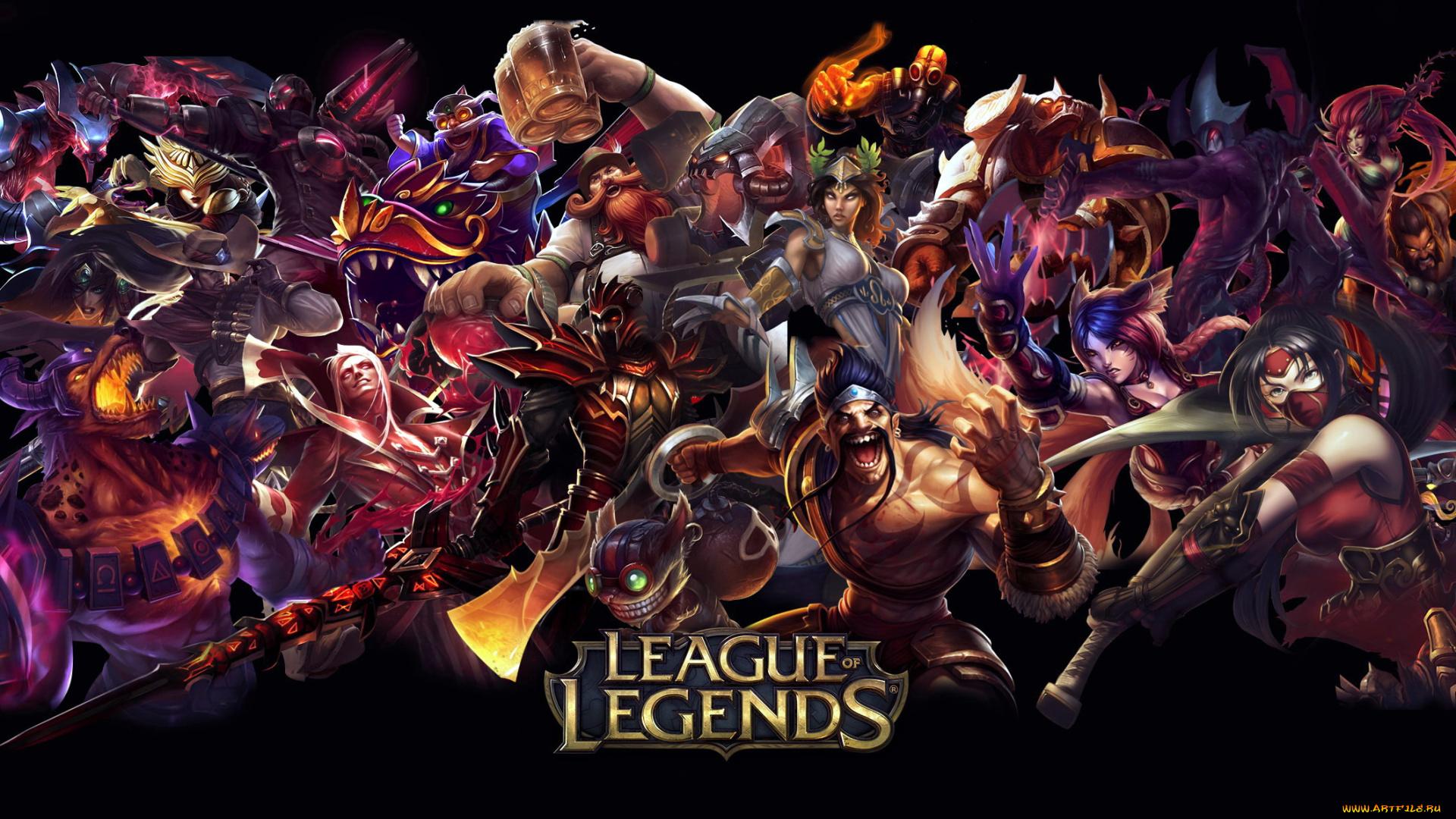видео, игры, league, of, legends, оружие, персонажи, кружки