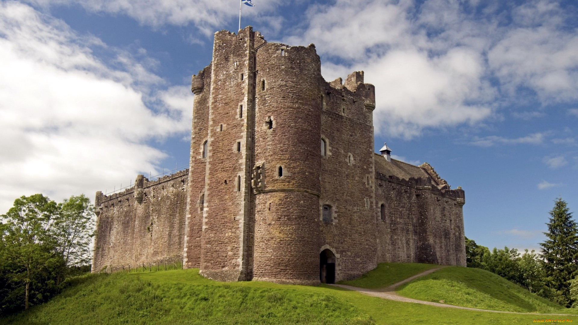 doune, castle, scotland, города, замки, англии, doune, castle