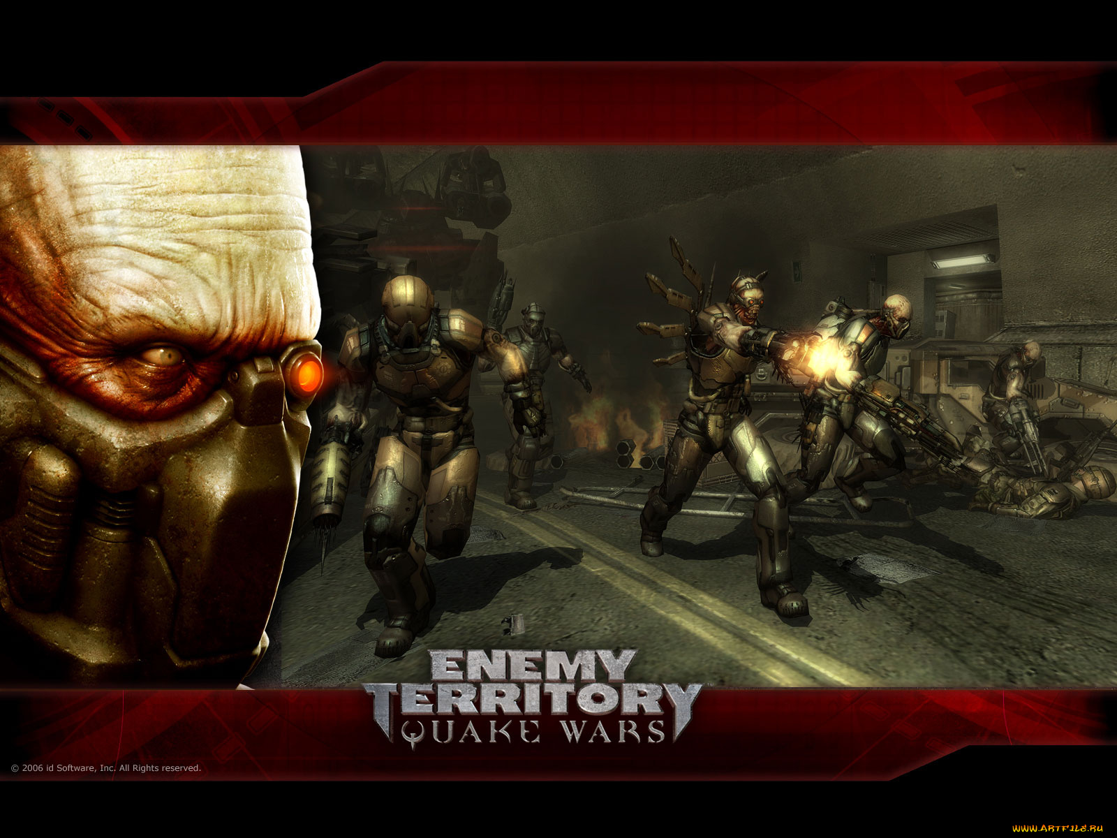 видео, игры, enemy, territory, quake, wars