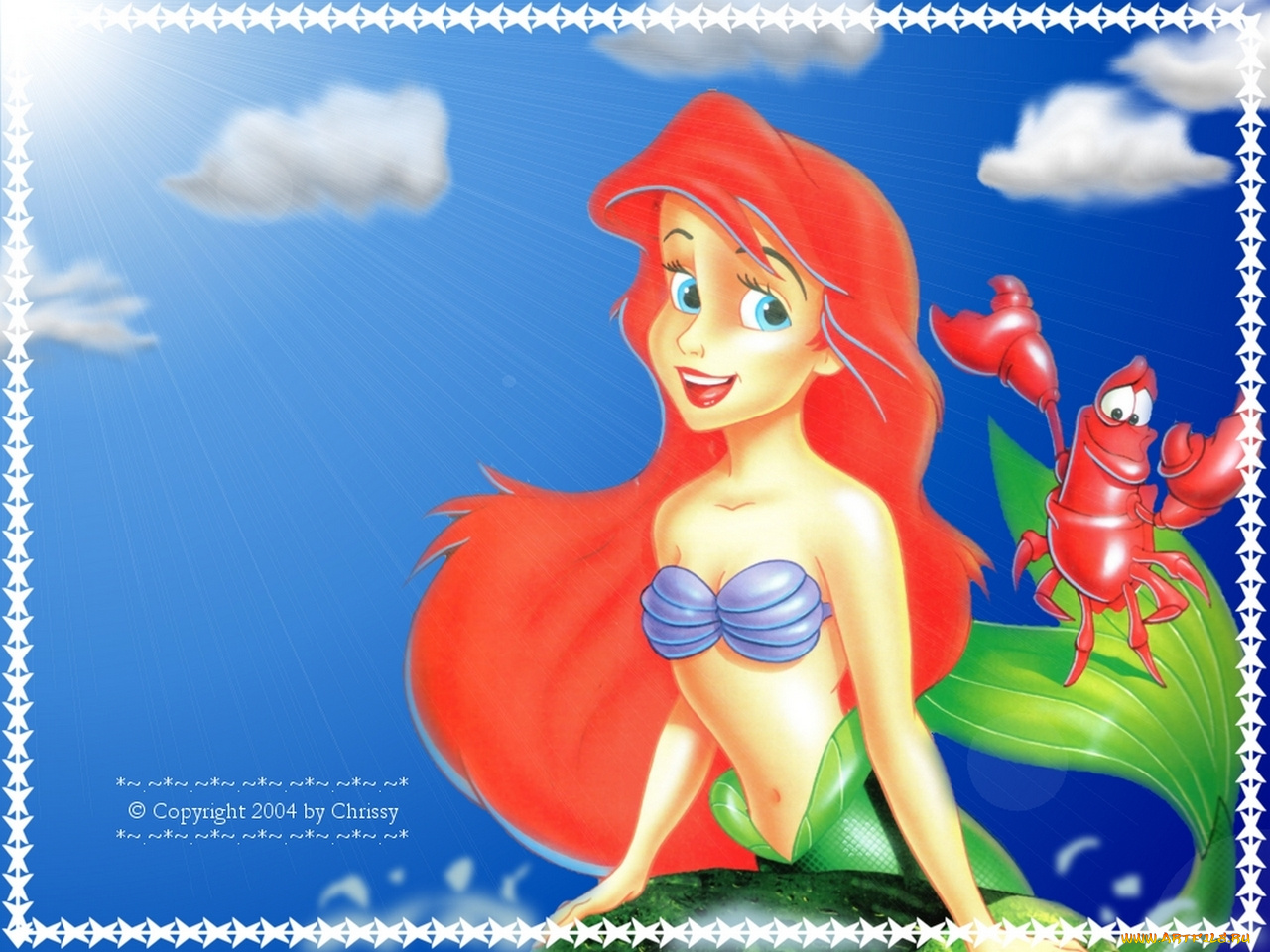 мультфильмы, the, little, mermaid