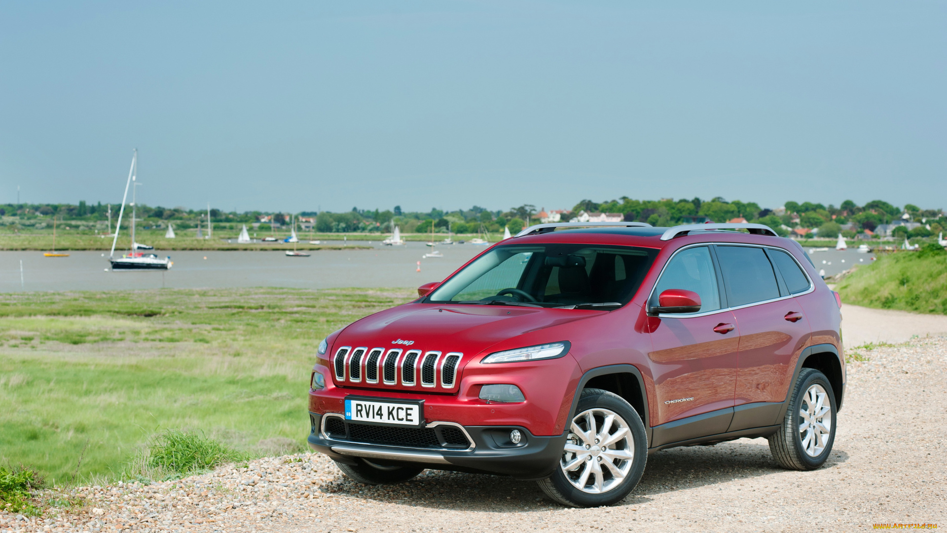 2014, jeep, cherokee, автомобили, jeep, металлик, красный, cherokee