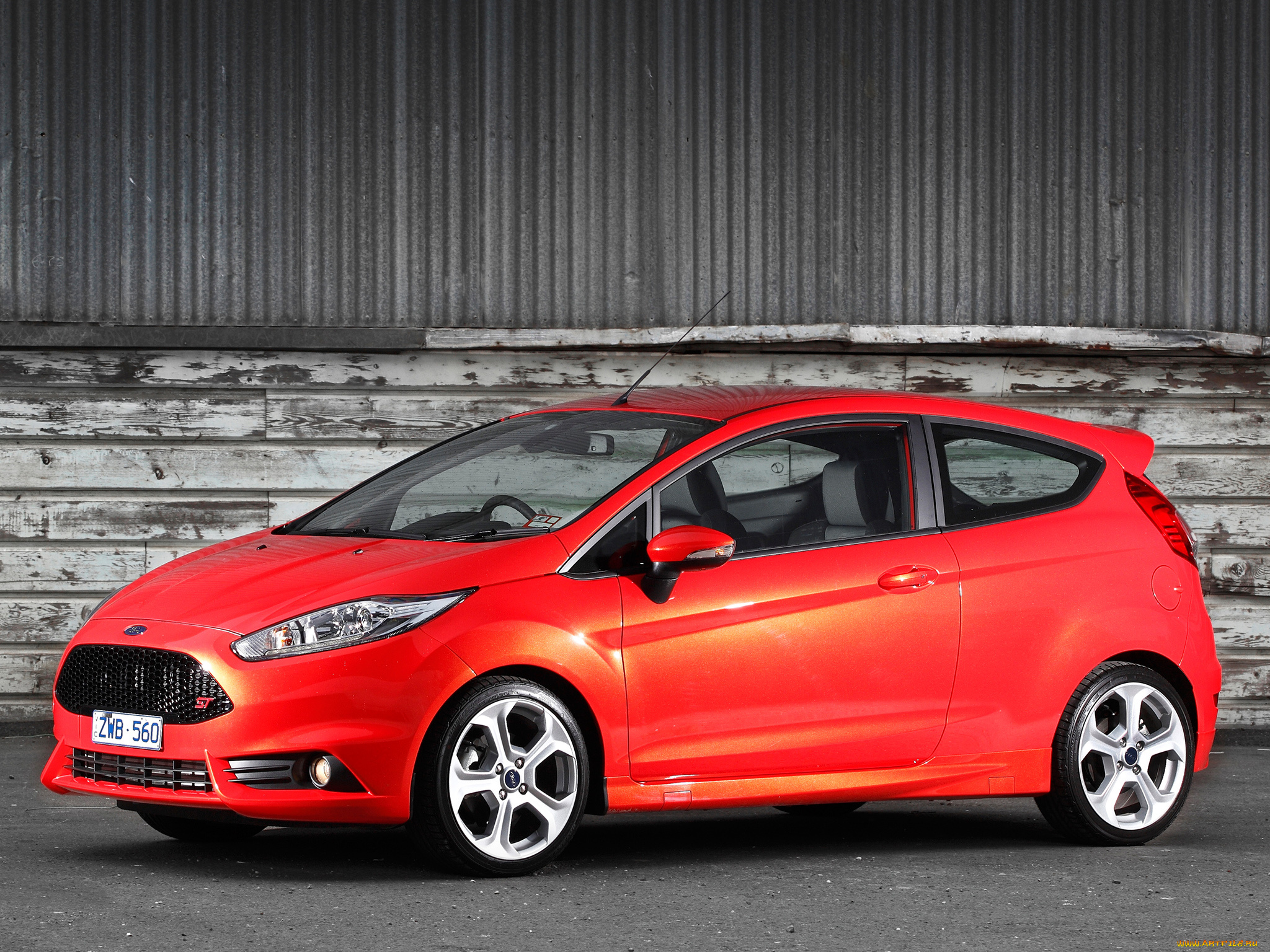 автомобили, ford, au-spec, fiesta, st, 3-door, красный, 2013г