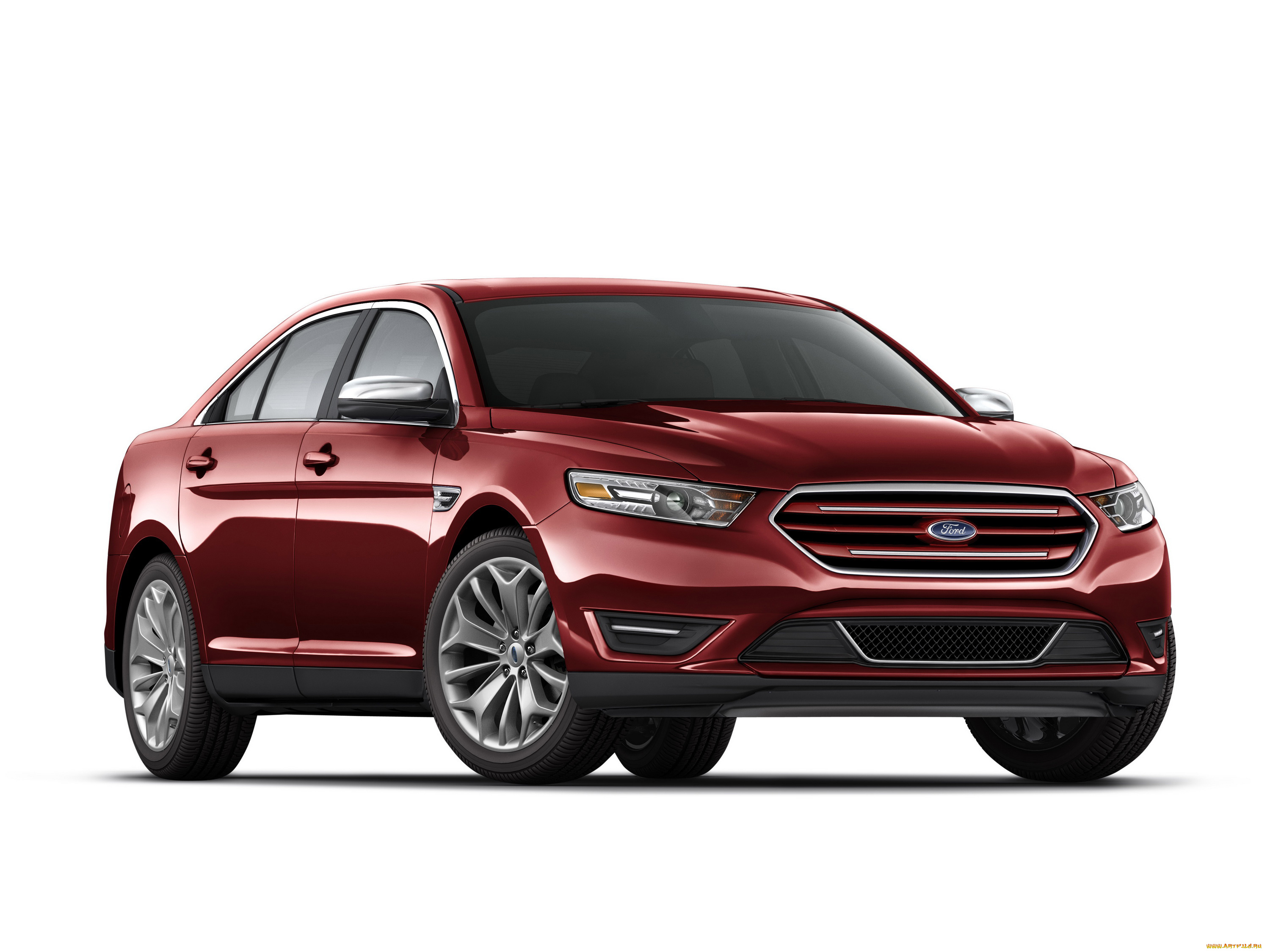 2015, ford, taurus, sho, автомобили, ford, металлик, красный, taurus