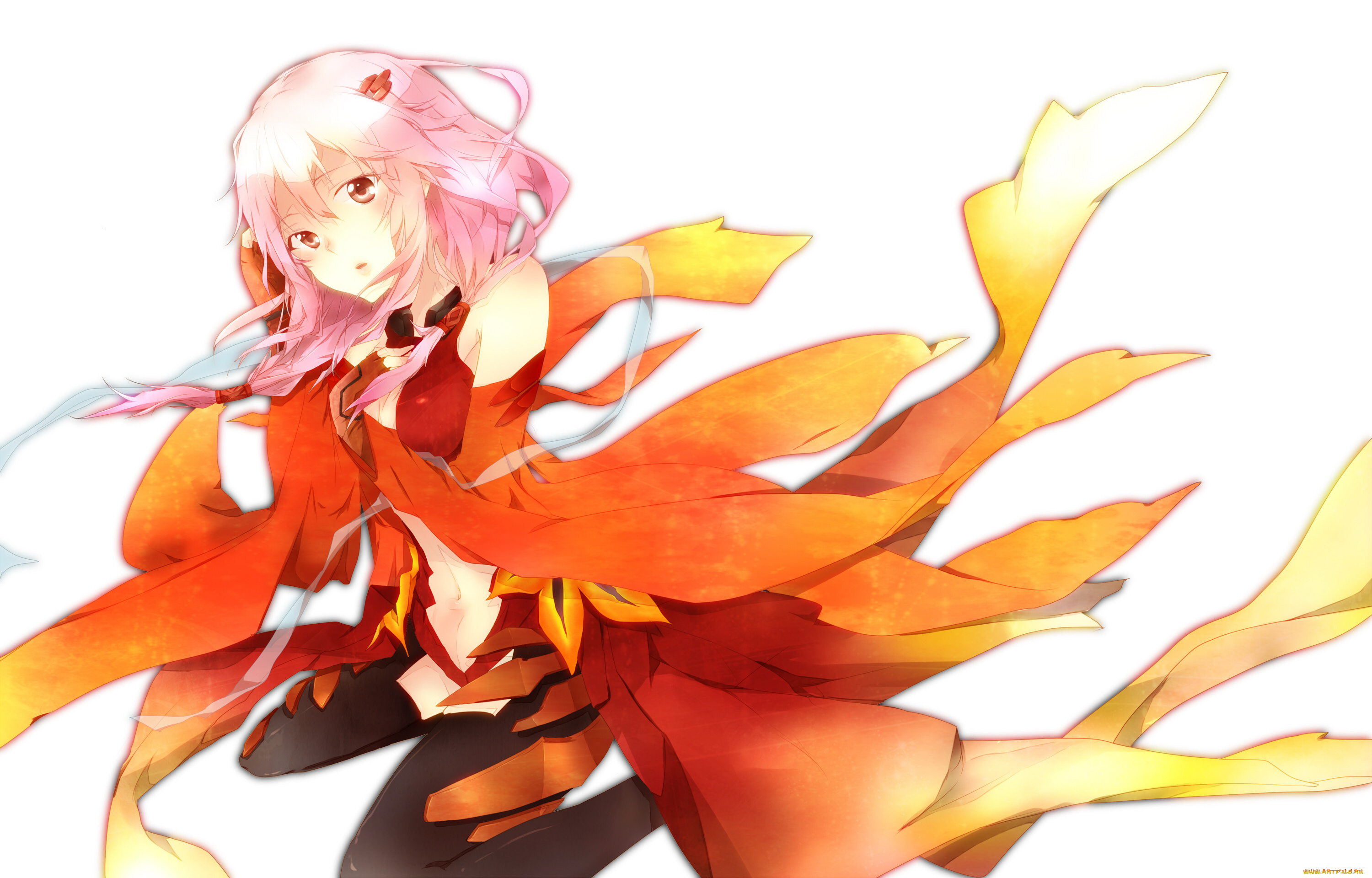 аниме, guilty, crown, guilty, crown, yuzuriha, inori, арт, инори