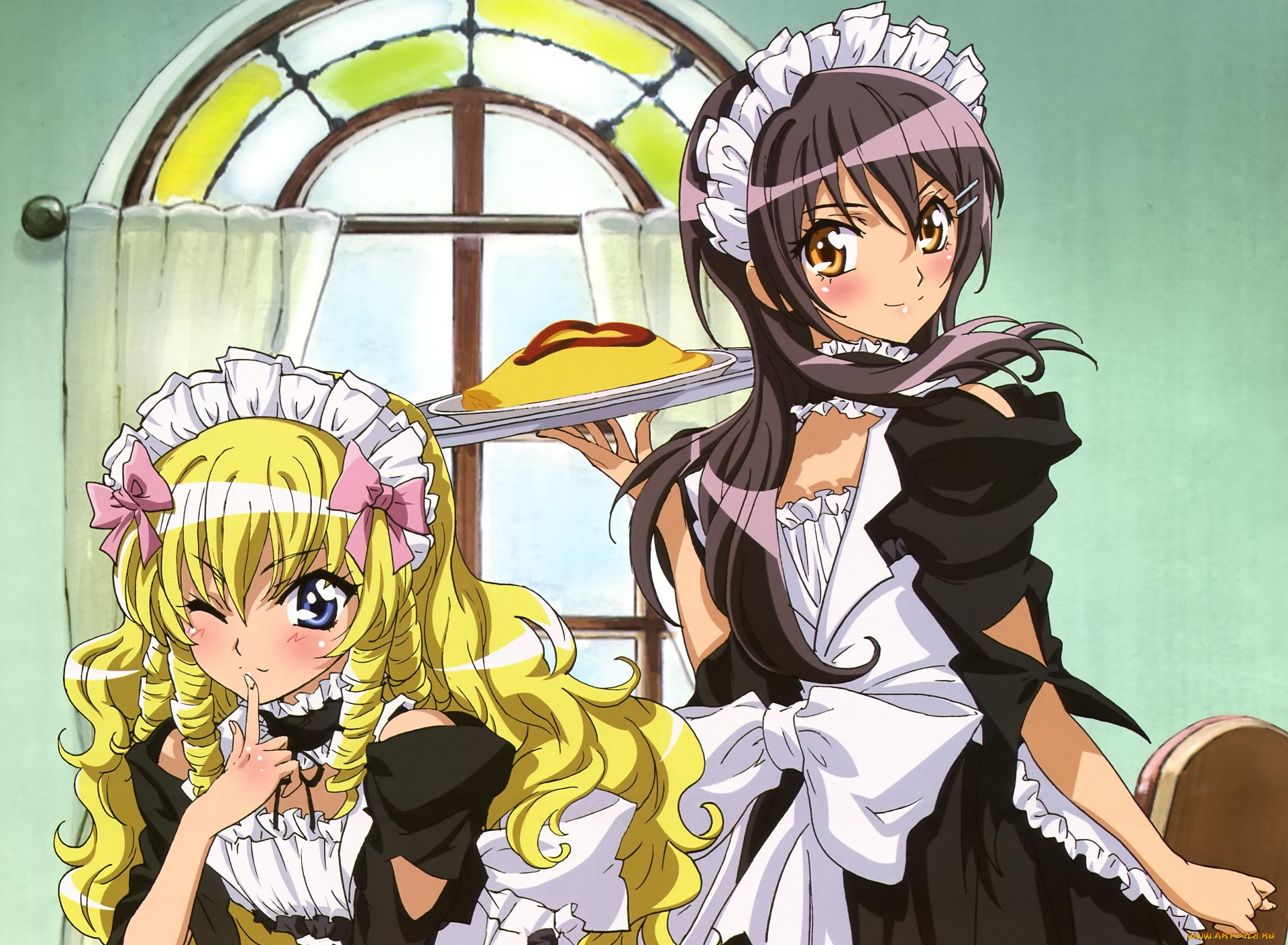 аниме, kaichou, wa, maid-sama, девушка