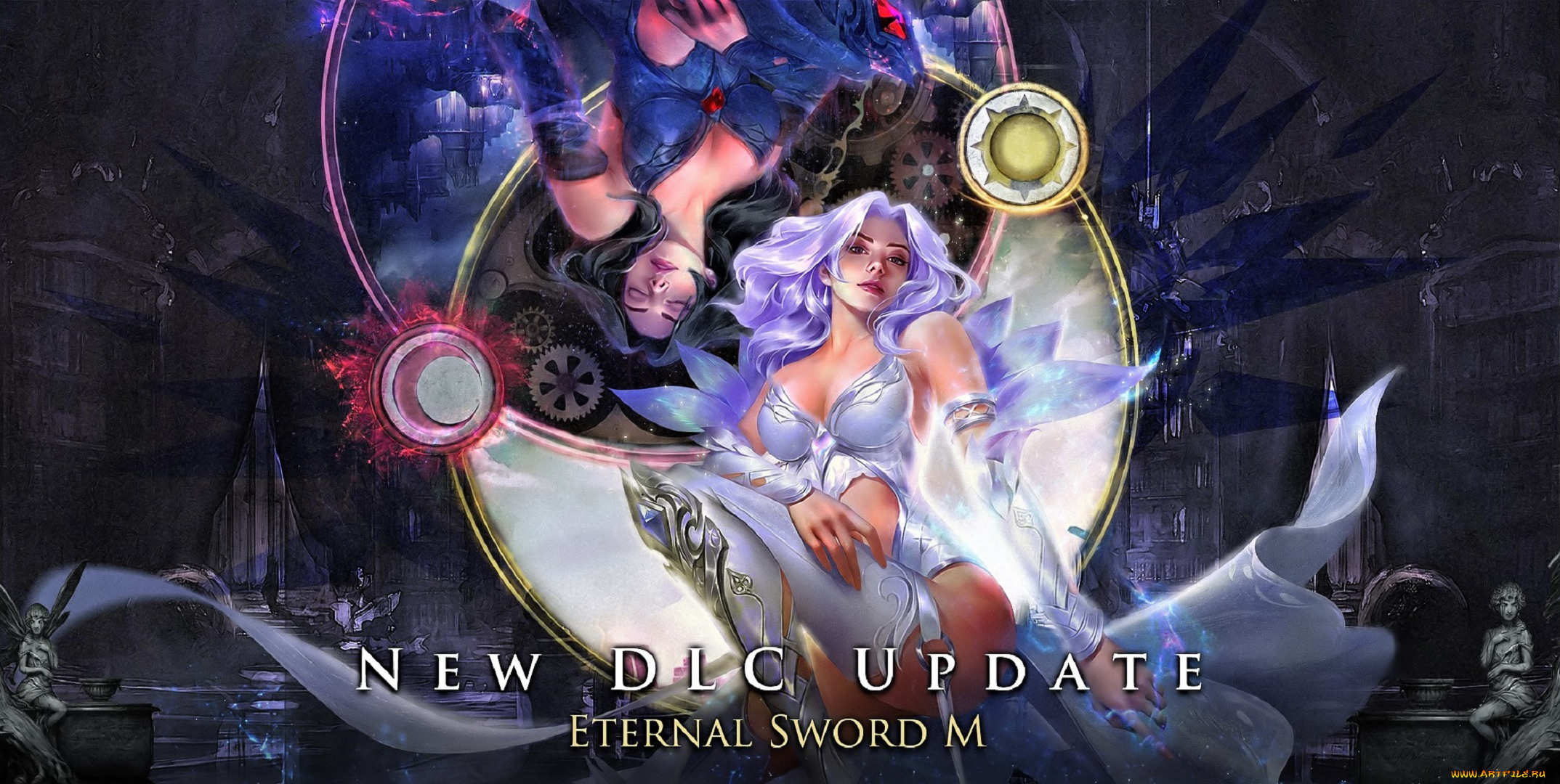 видео, игры, eternal, sword, девушки, магия