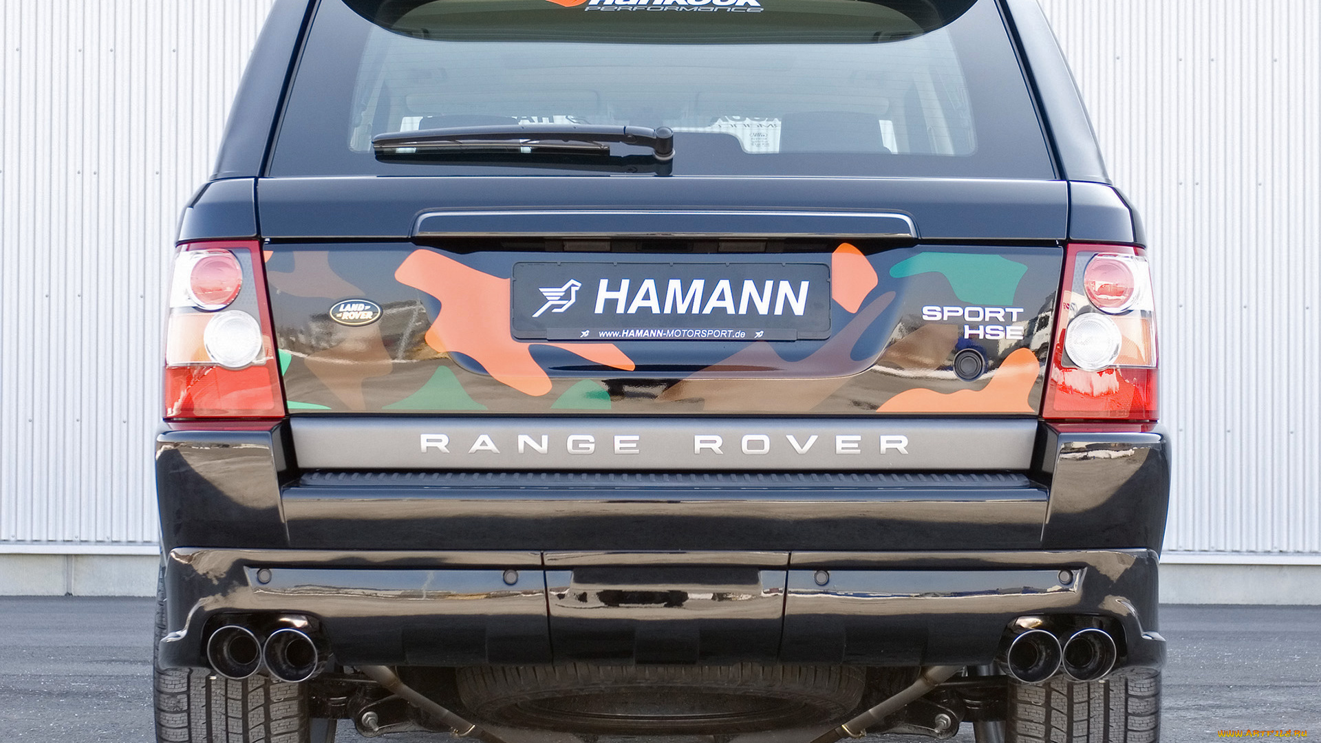 2006, hamann, range, rover, sport, camo, автомобили