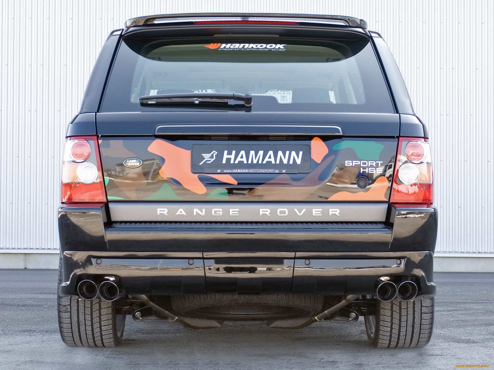 2006, hamann, range, rover, sport, camo, автомобили