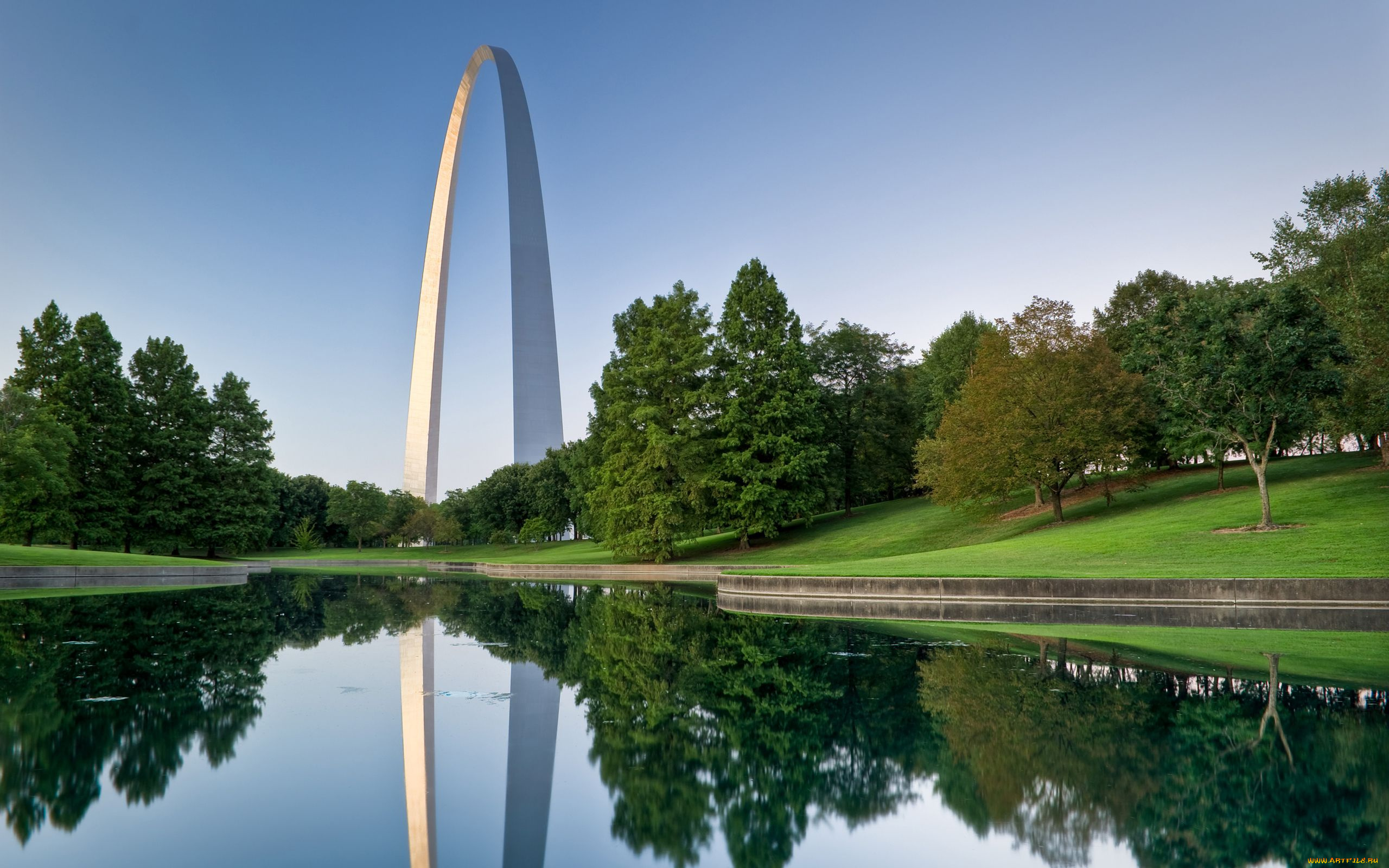 gateway, arch, in, st, louis, природа, парк