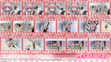 Картинка аниме angel beats персонажи