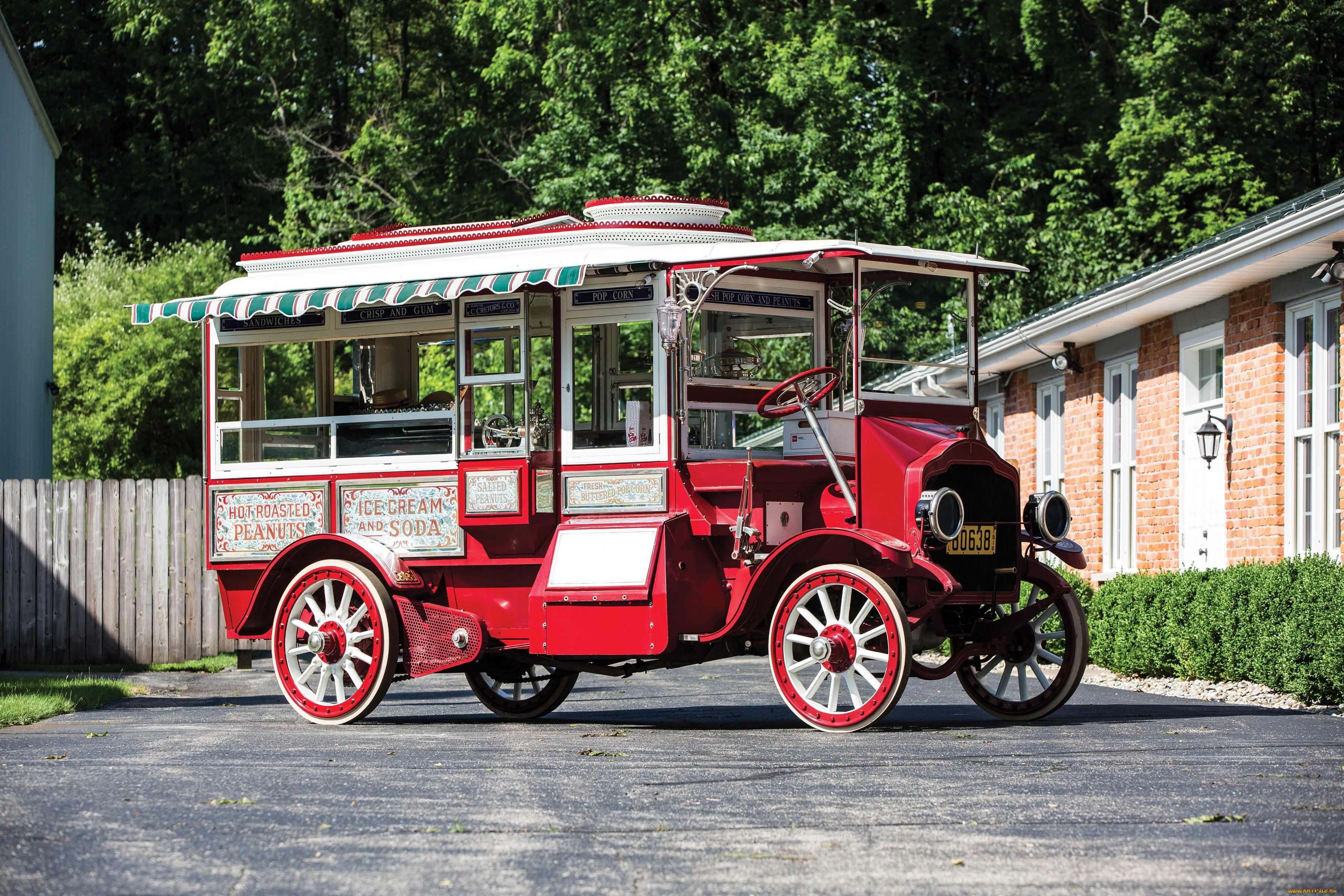 автомобили, классика, cretors, 1915г, wagon, popcorn, model, c