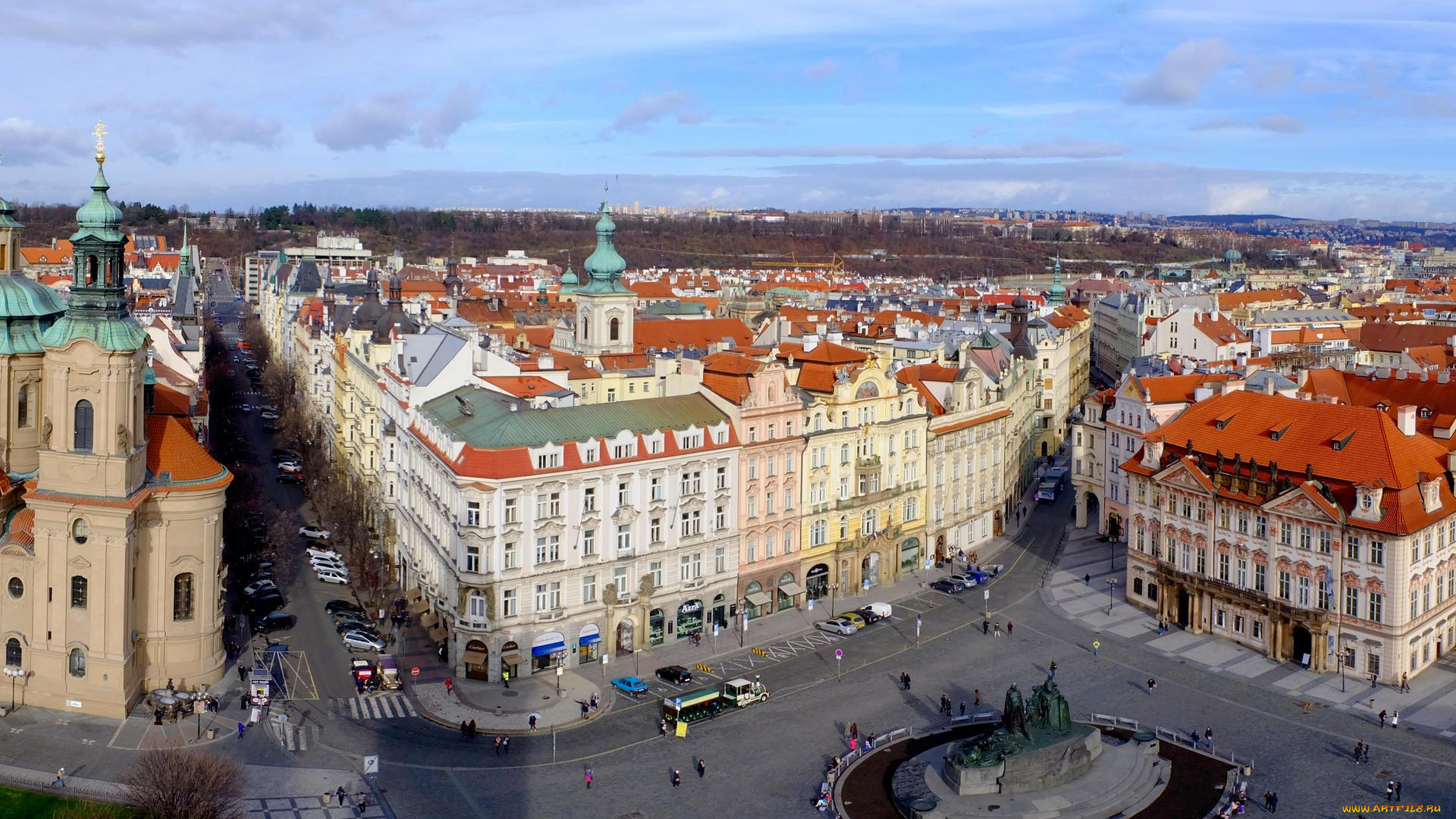 города, прага, , Чехия, czech, republic, praha, панорама, прага