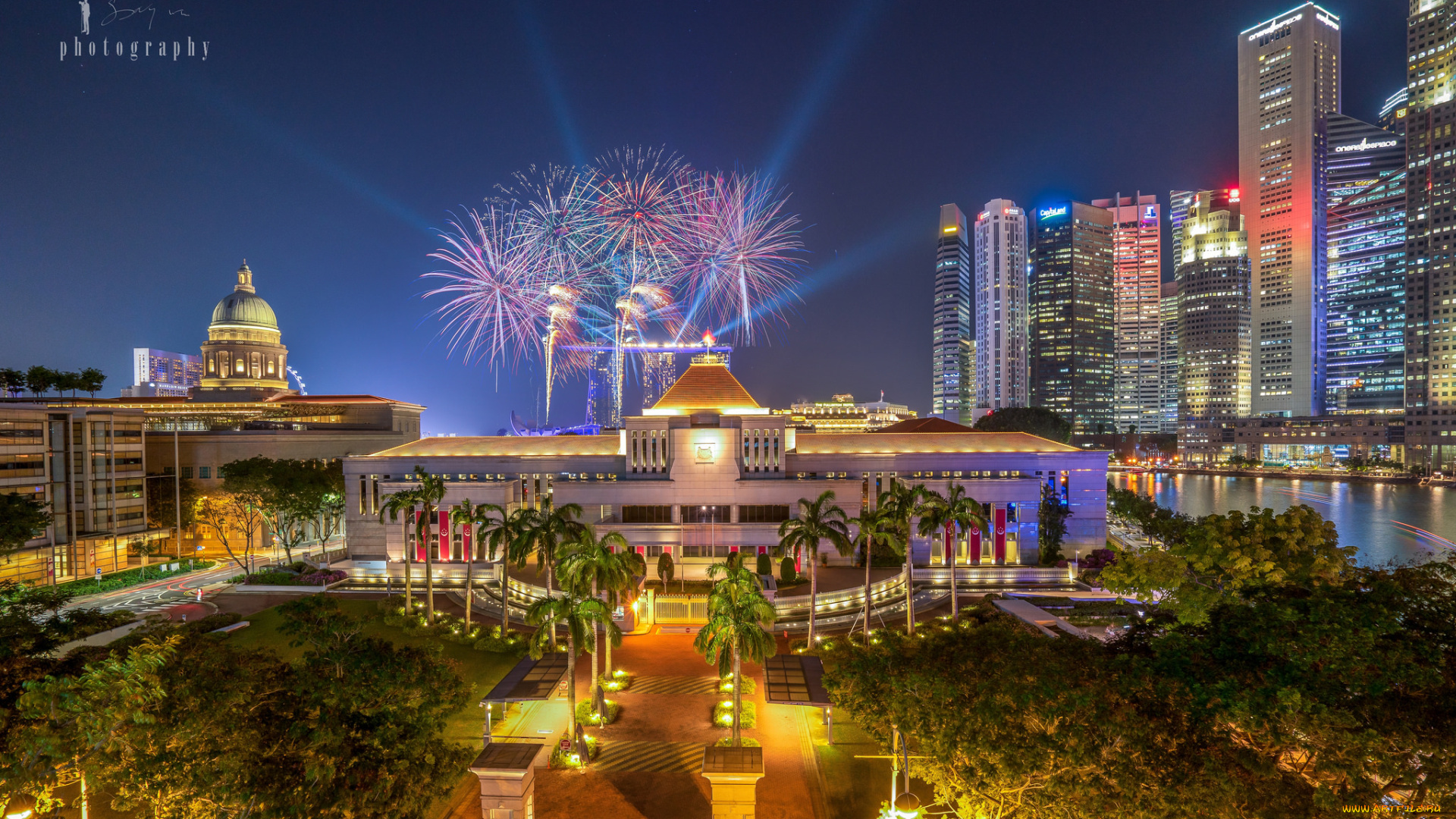 singapore, города, сингапур, , сингапур, панорама, небоскребы