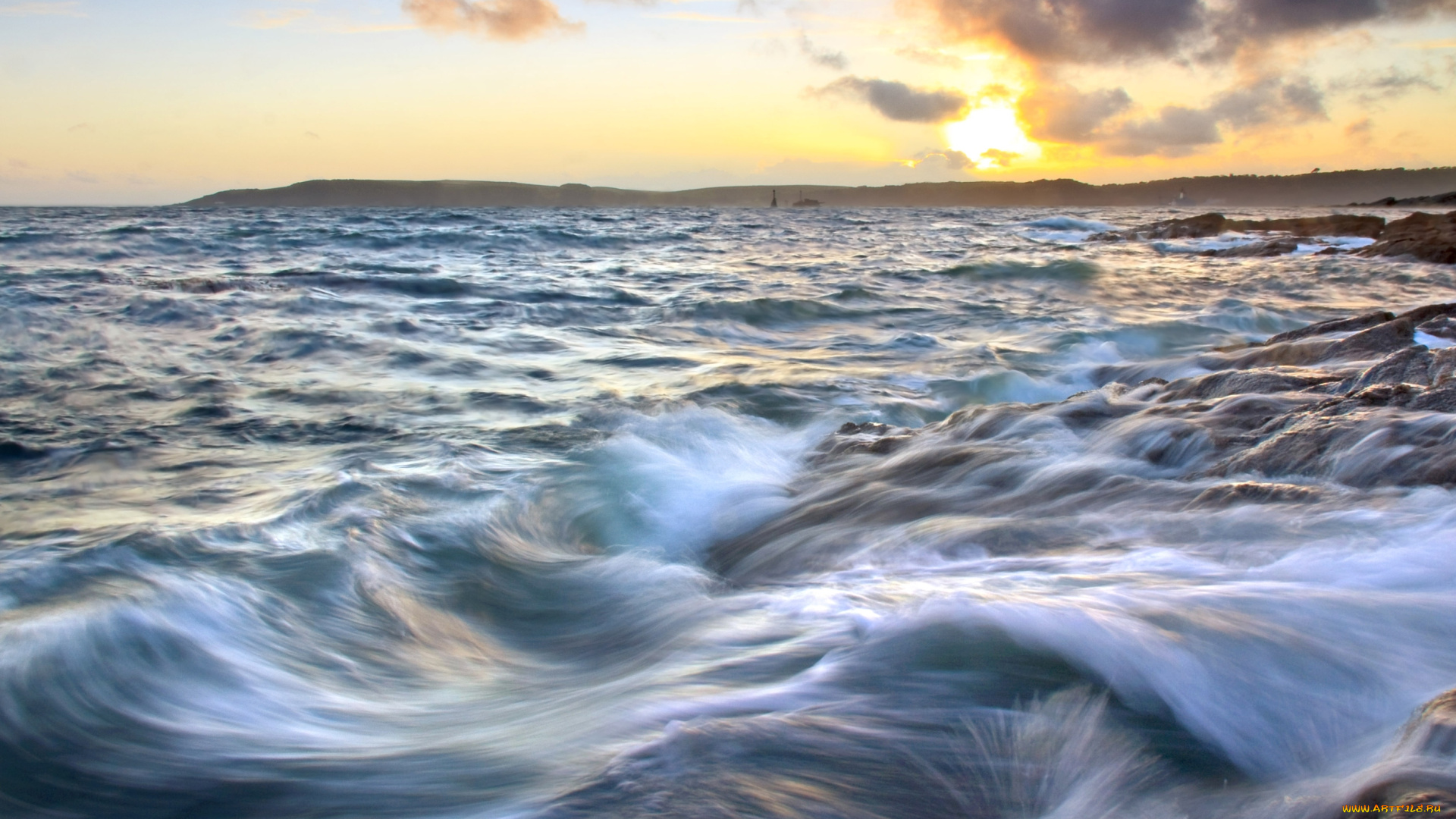 природа, моря, океаны, вода, волны