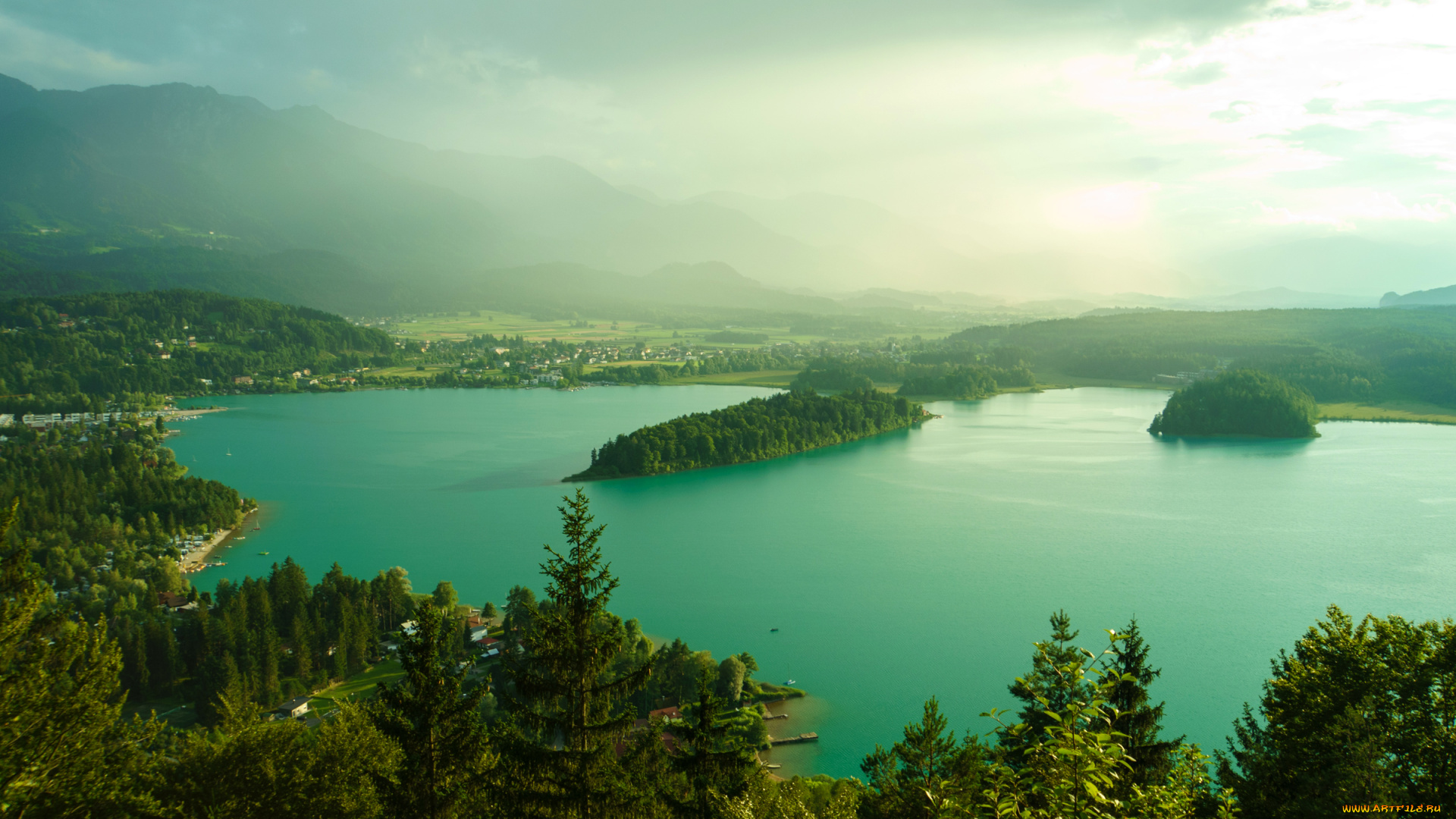faaker, see, , австрия, природа, реки, озера, горы, озеро, австрия, see, faaker, альпы