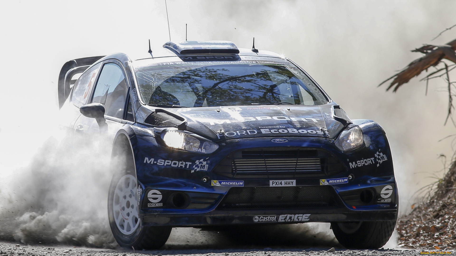 спорт, авторалли, rs, fiesta, ford, гонка, синий, 2014г, wrc