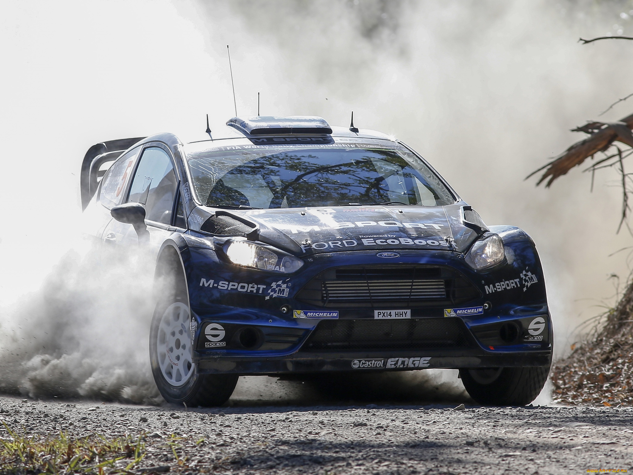 спорт, авторалли, rs, fiesta, ford, гонка, синий, 2014г, wrc