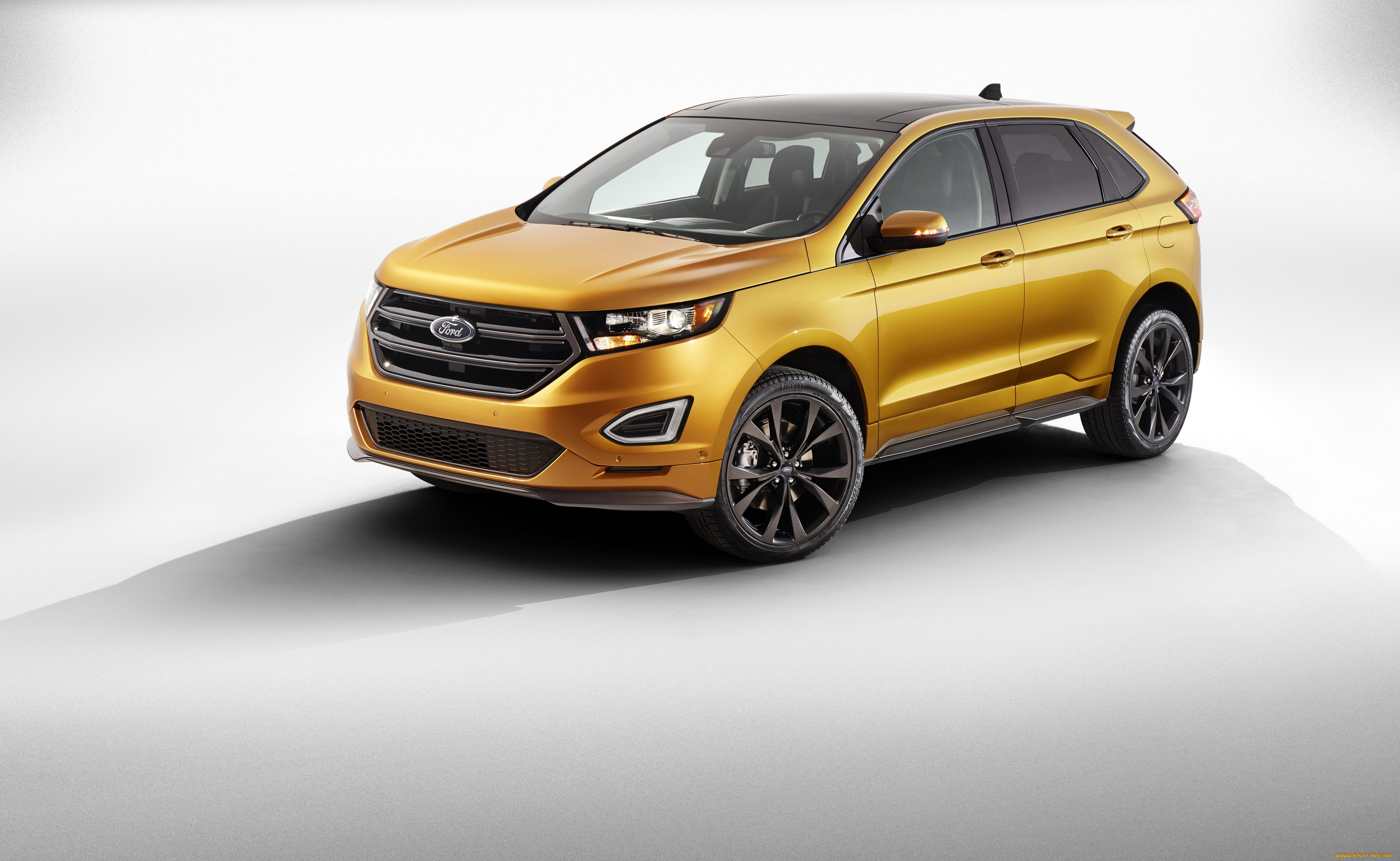 2015, ford, edge, автомобили, ford, металлик, желтый, edge